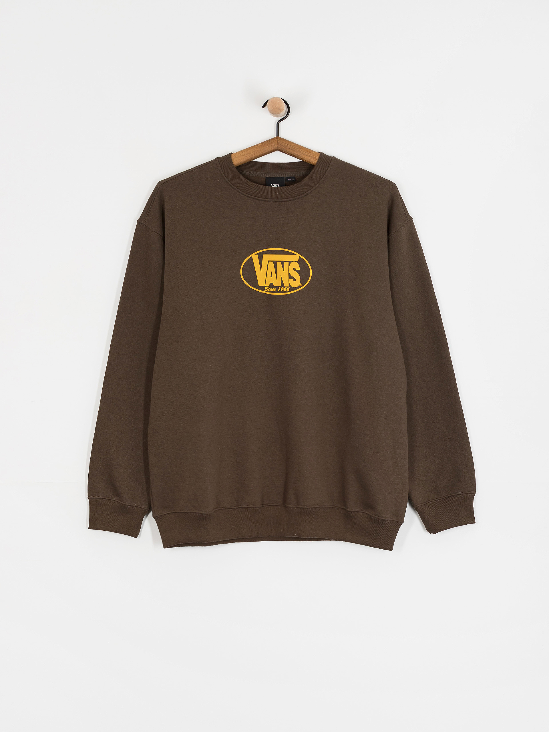 Vans Classic Oval Crew Sweatshirt - brown (coal brown)