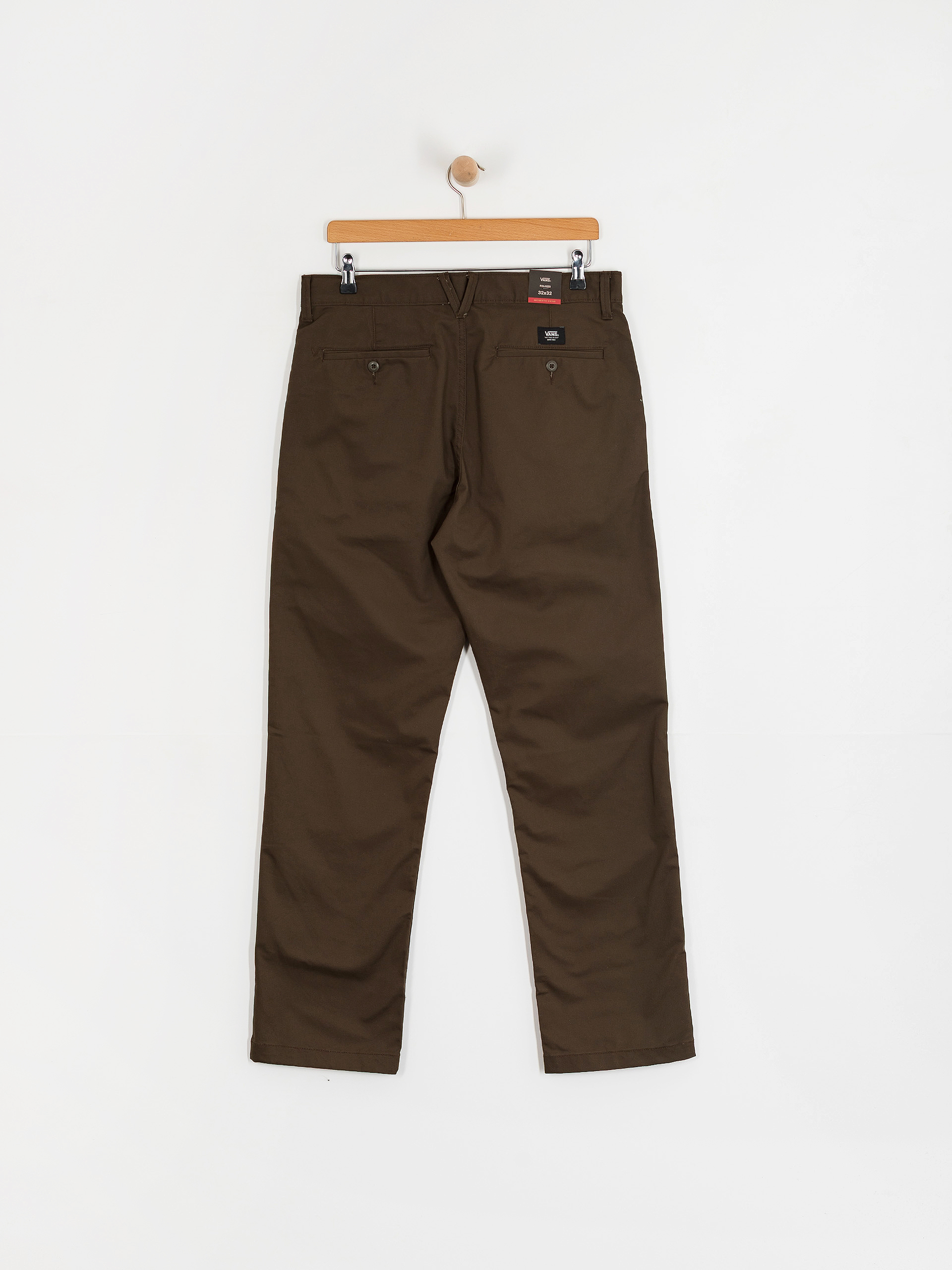 Vans Authentic Chino Relaxed Pants (coal brown)
