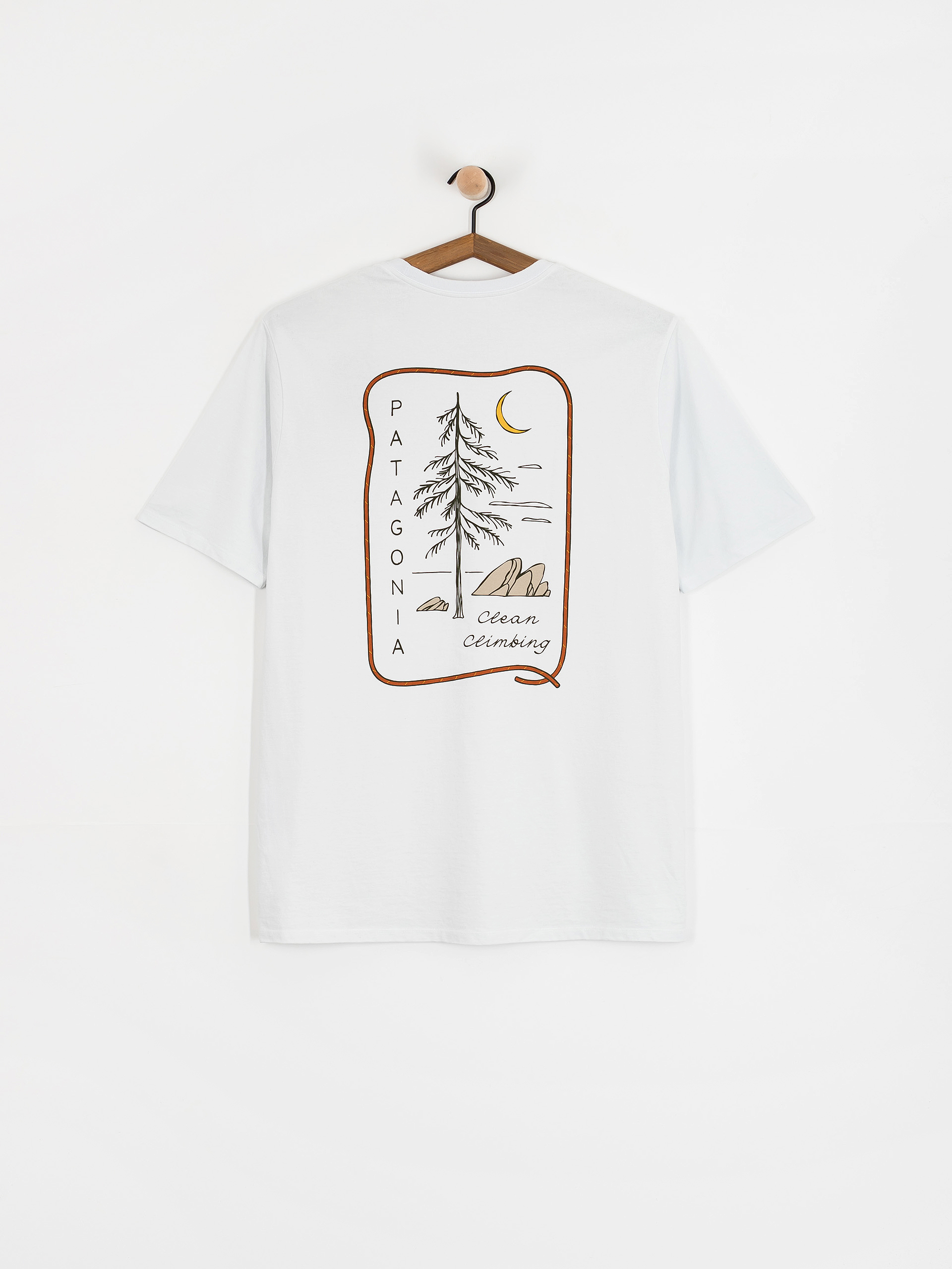 Patagonia Clean Climb Roots Responsibili T-Shirt - white (white)