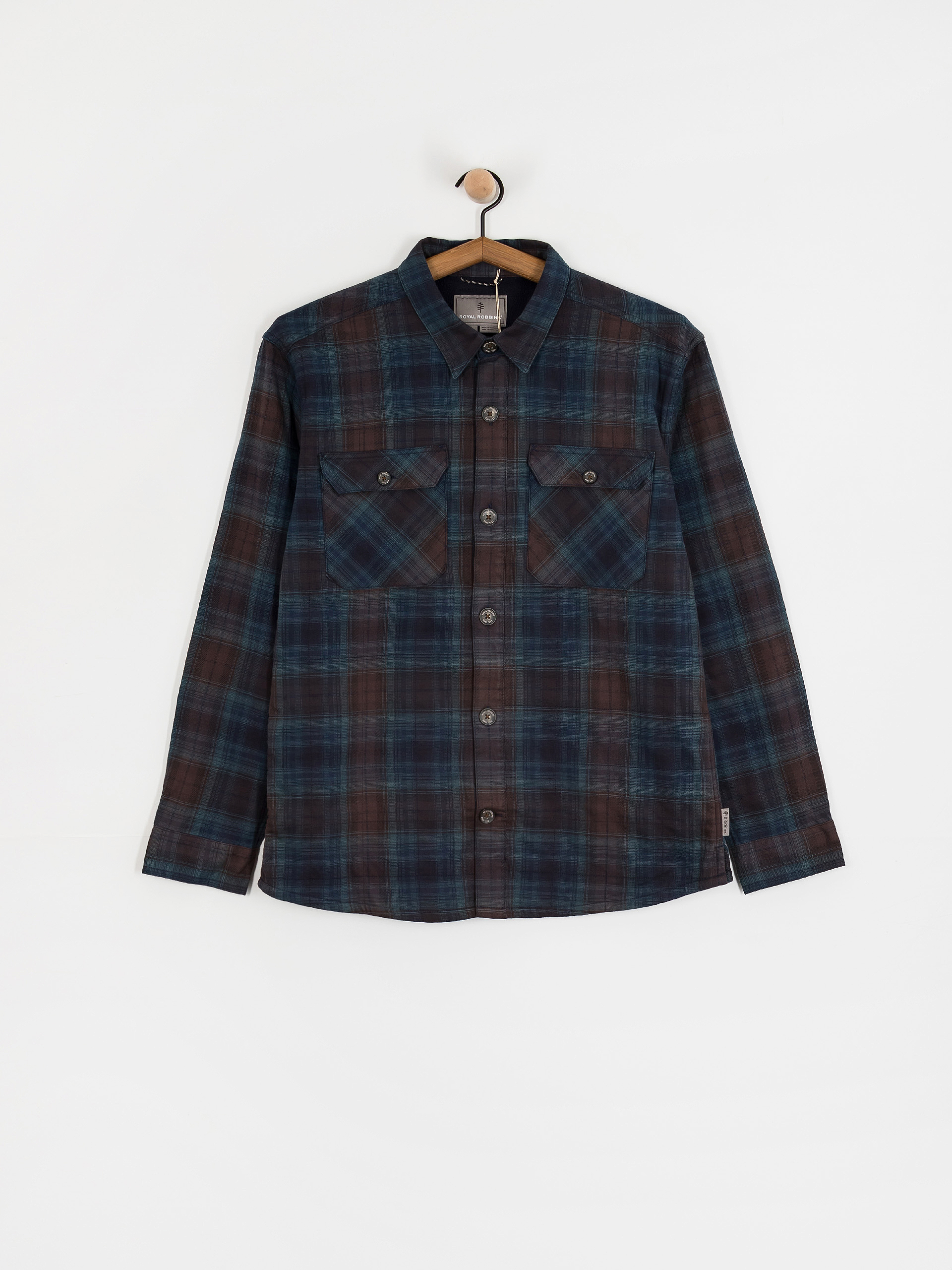 Royal Robbins Snowcap Lined Flannel Hemd (naval tioga pld)