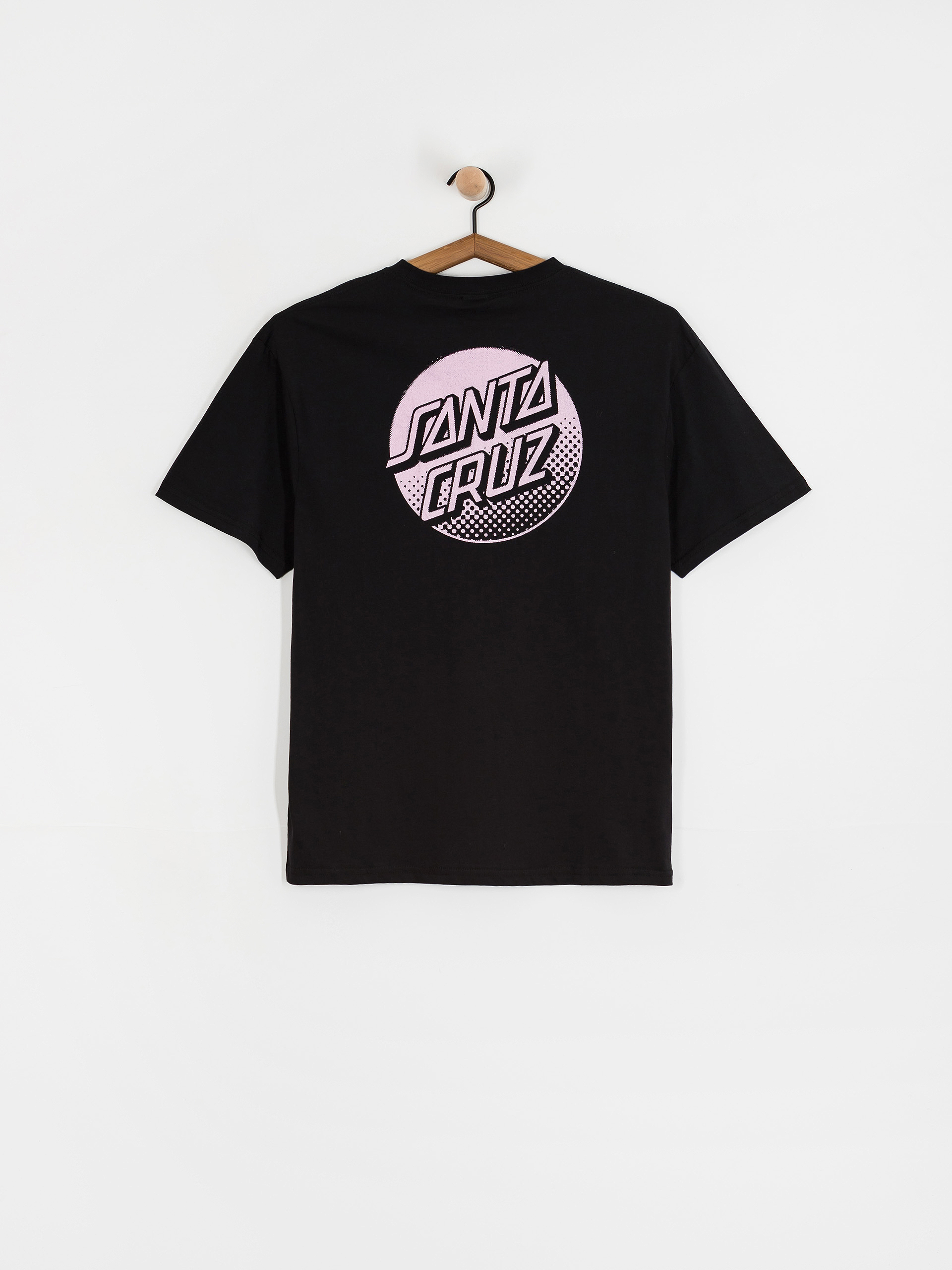 Santa Cruz Mono Stamped Dot Wmn T-Shirt (black)