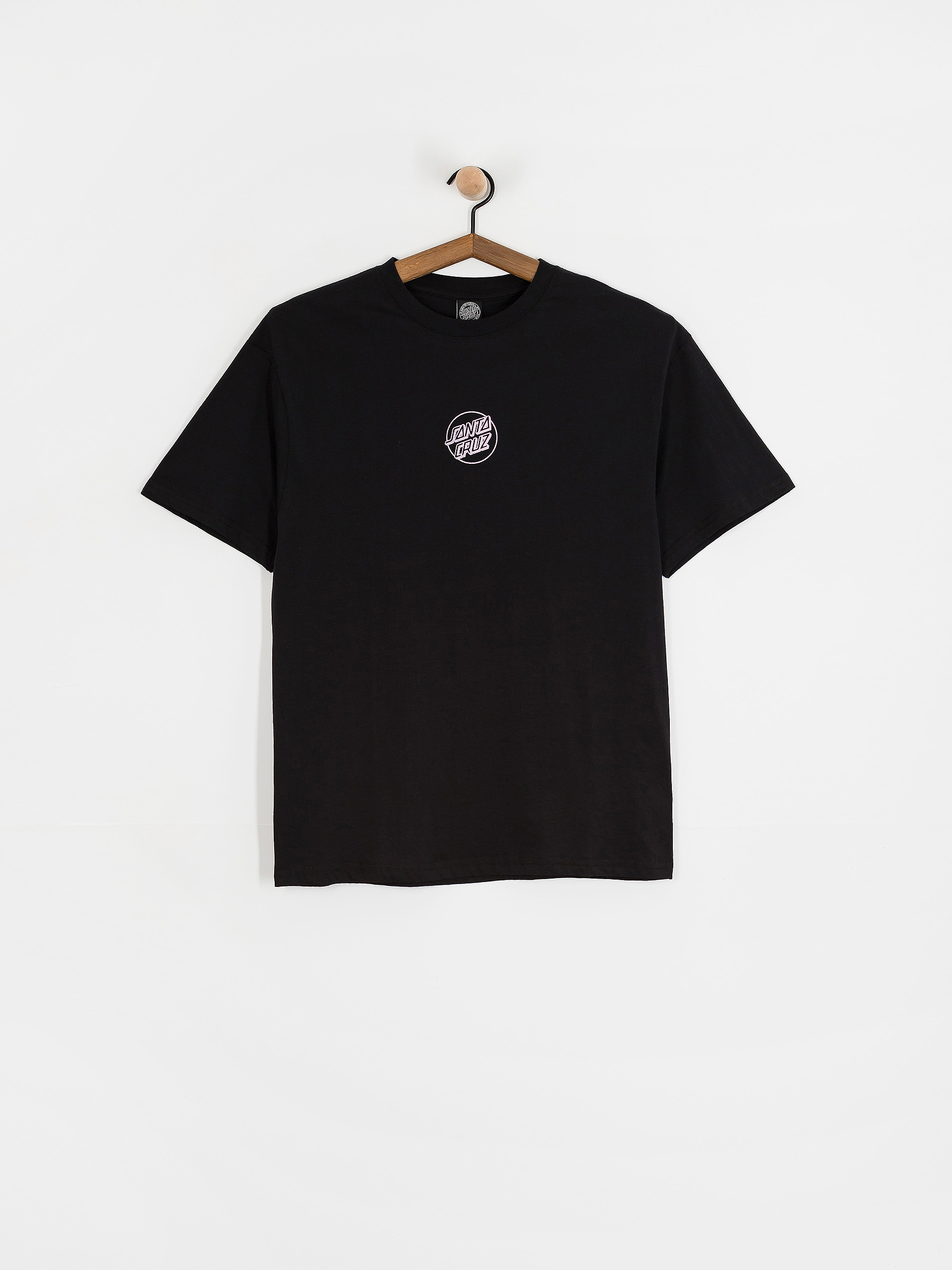 Santa Cruz Mono Stamped Dot Wmn T-Shirt (black)