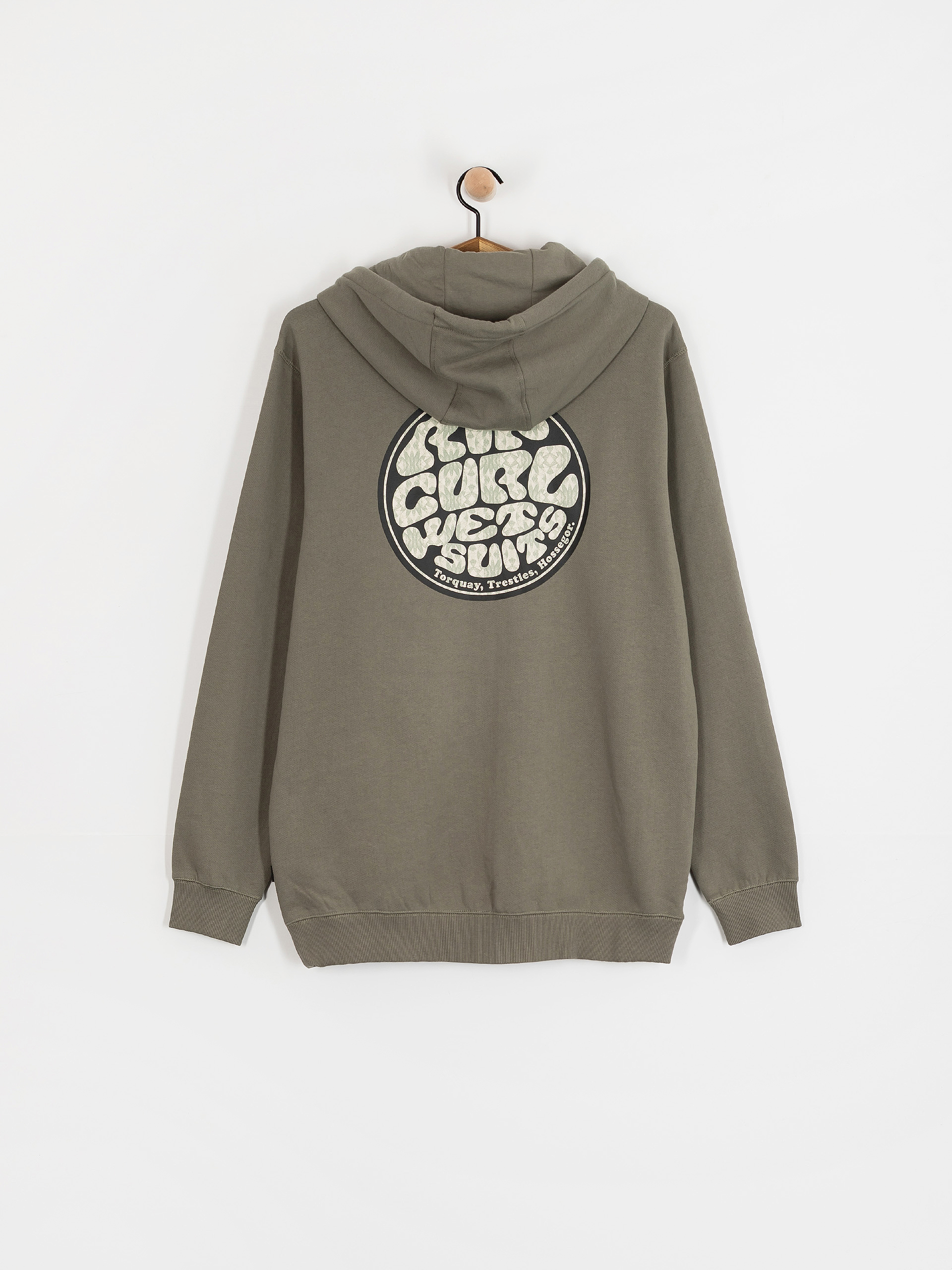 Rip Curl Wettie Passage Icon ZHD Hoodie (cactus green)