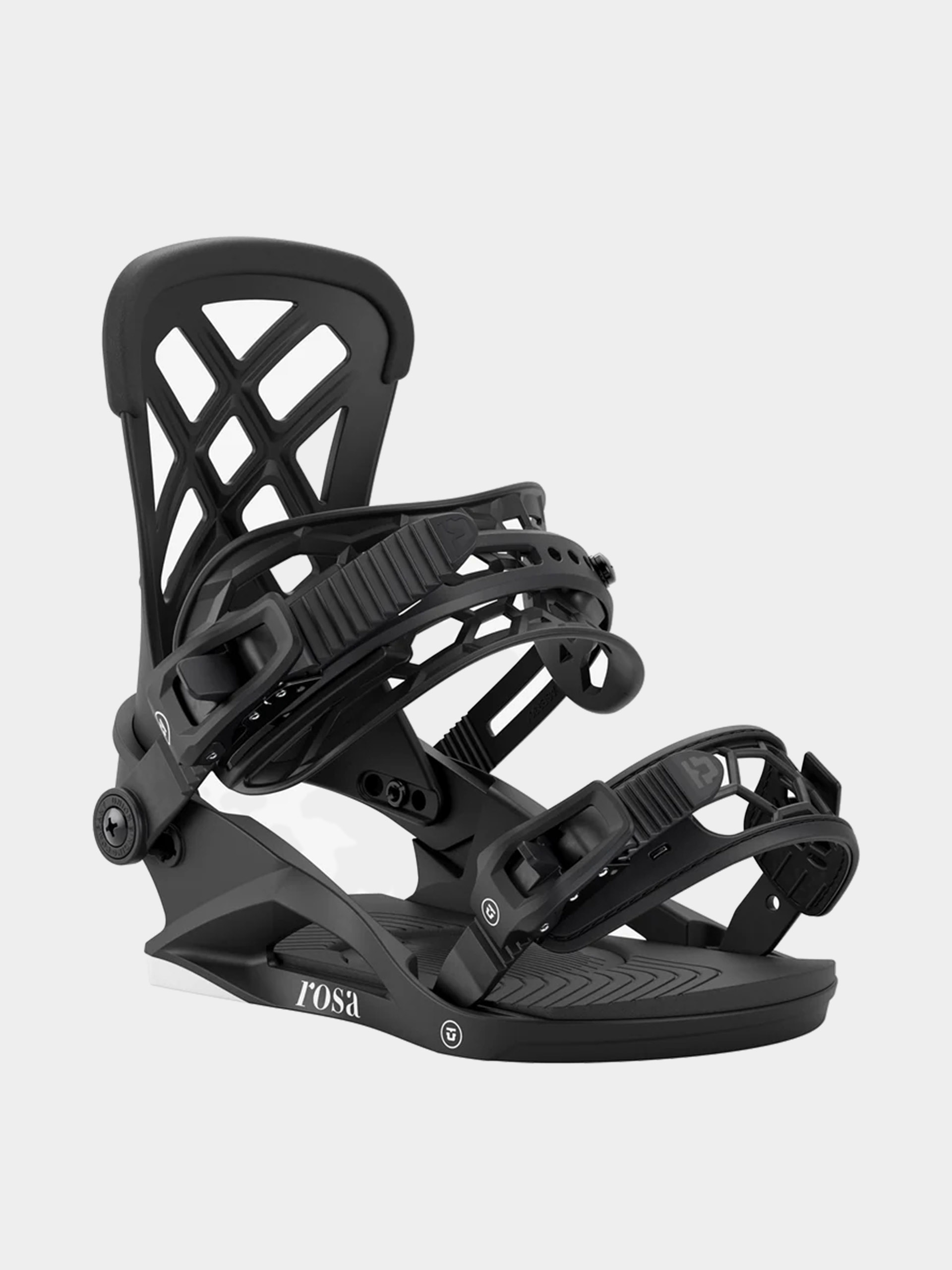 Womens Union Snowboard bindings Rosa (black)