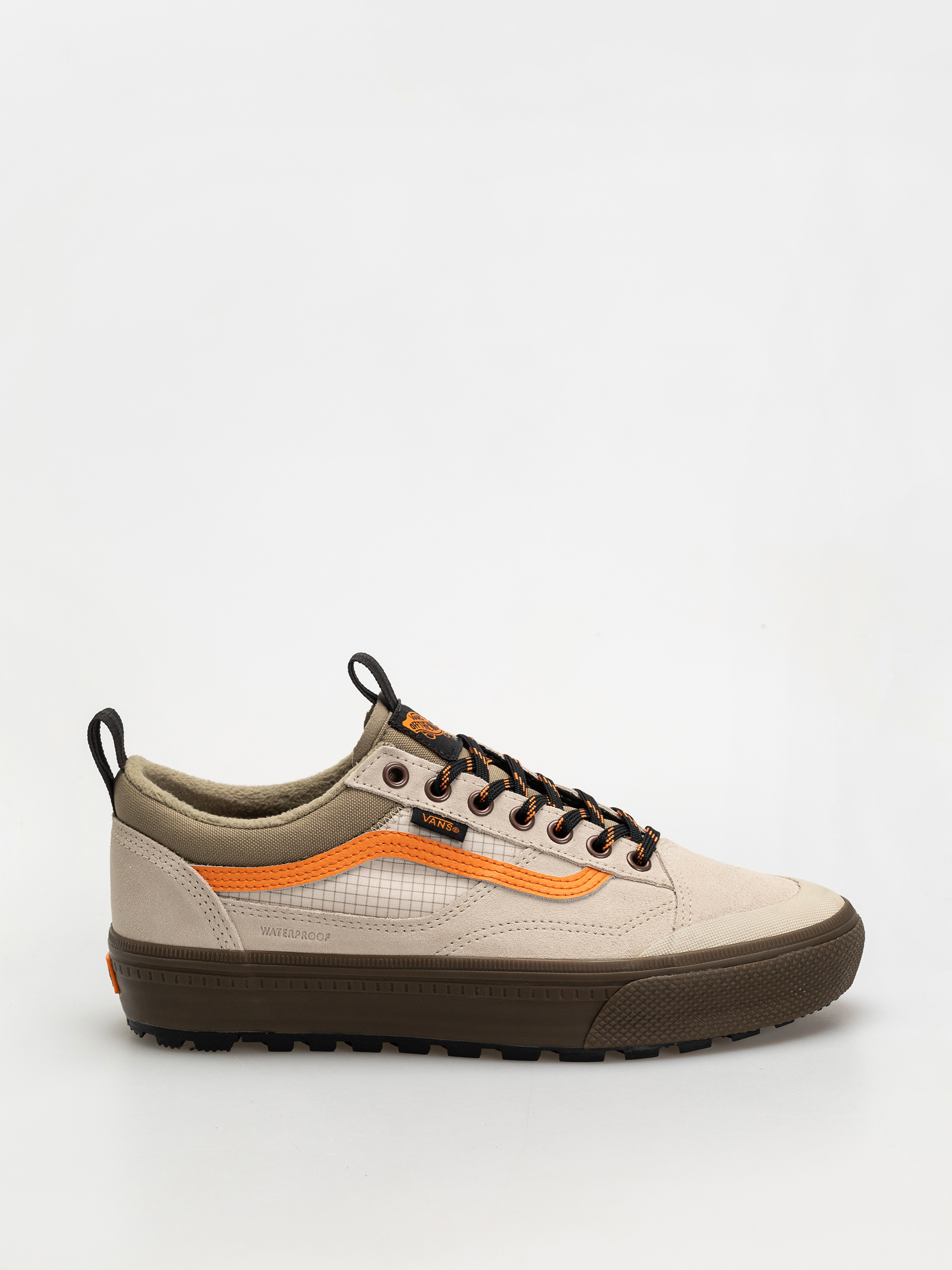 Vans Mte Old Skool Waterproof Insulated Shoes (taupe/orange)