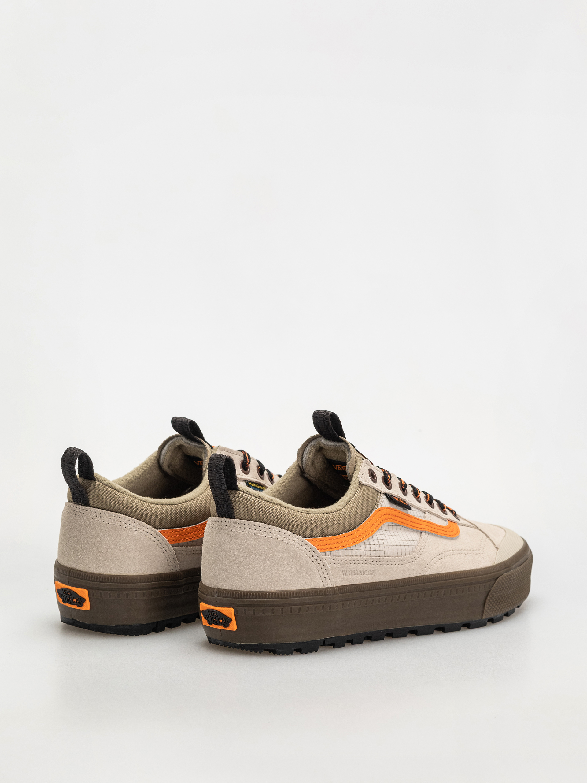 Vans Mte Old Skool Waterproof Insulated Shoes (taupe/orange)
