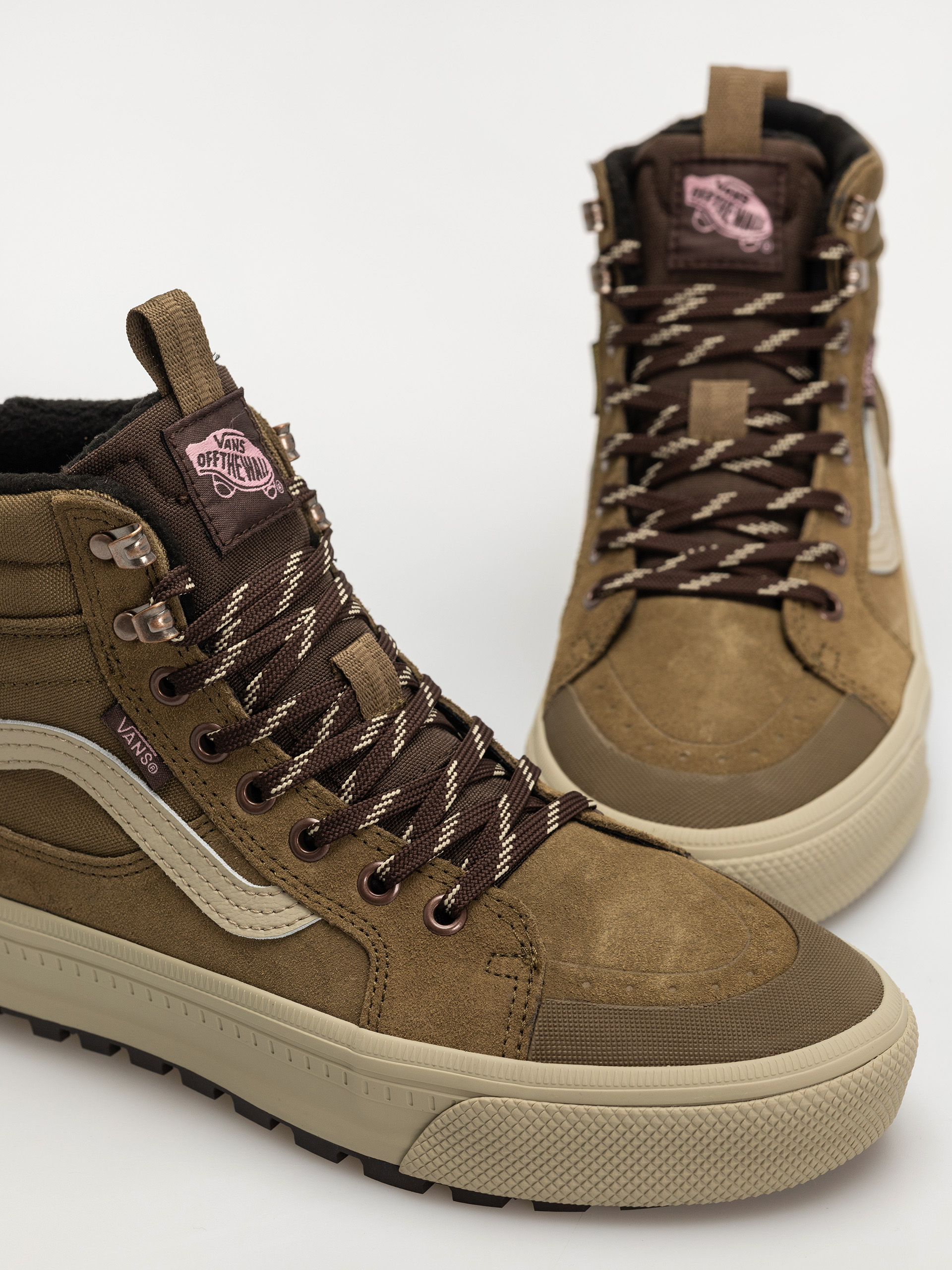 Vans Mte Sk8 Hi Waterproof Insulated Shoes (brown/pink)