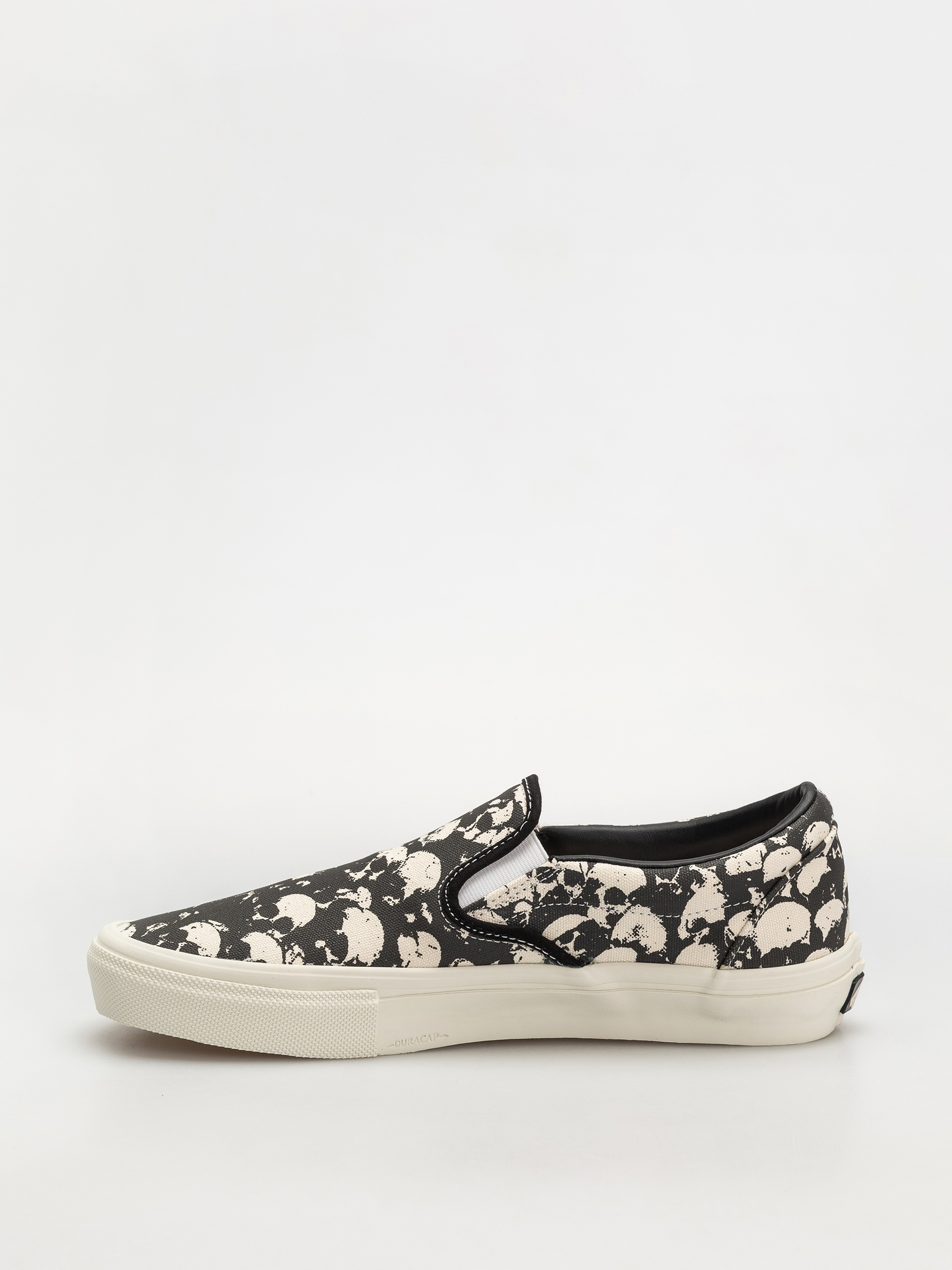 Vans Skate Slip On Shoes (skull pile black/white/gum)