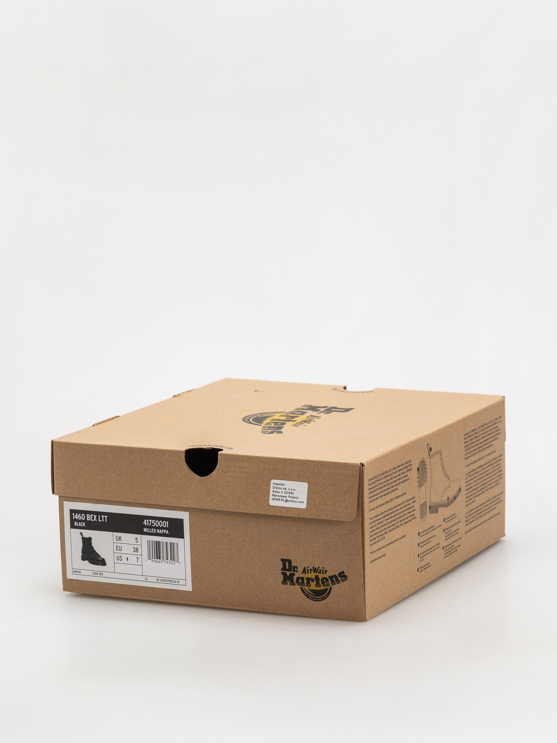 Dr. Martens 1460 LTT 4 Tie Wmn Schuhe (black milled nappa)