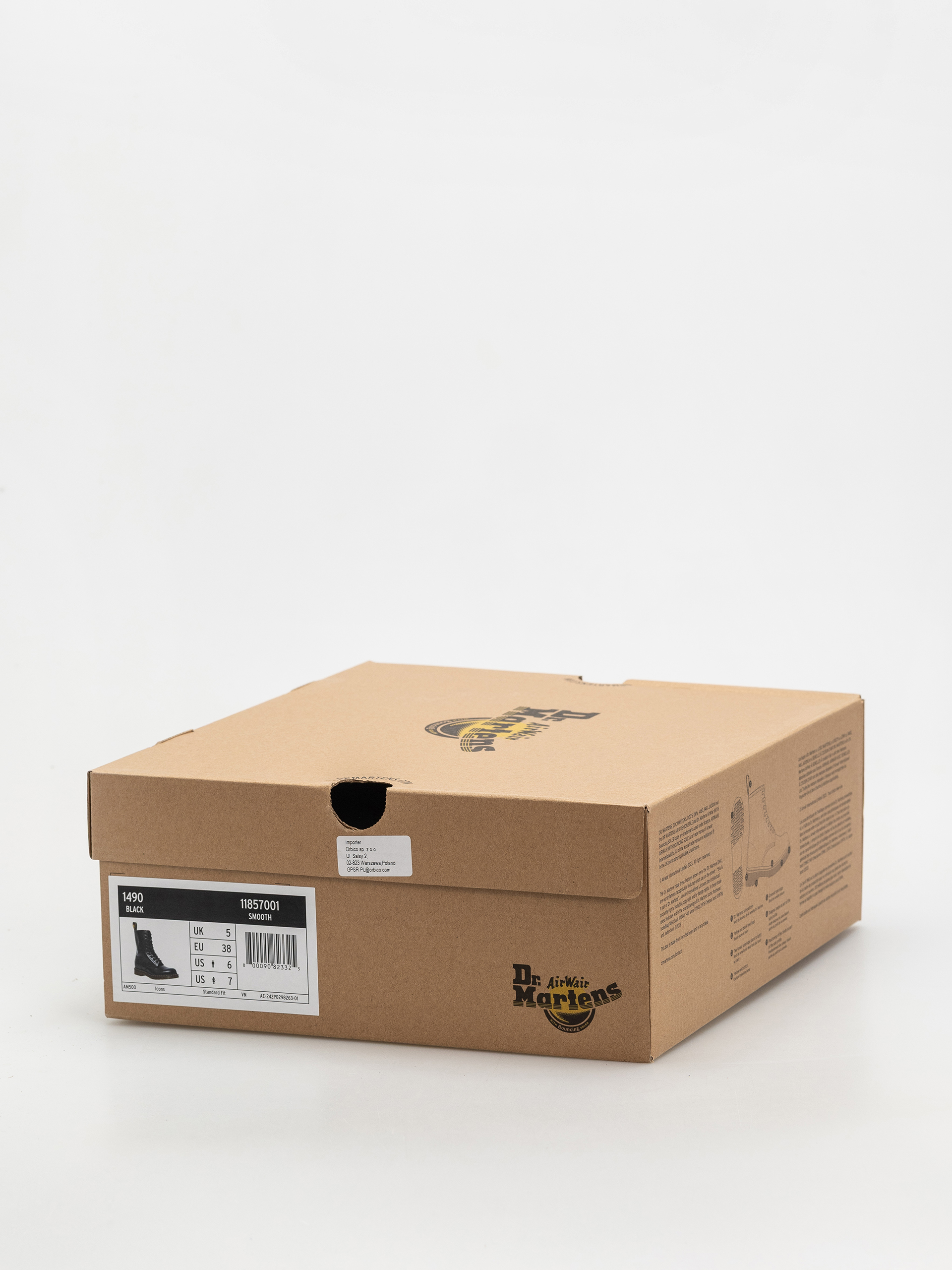 Dr. Martens 1490 Schuhe (black smooth)