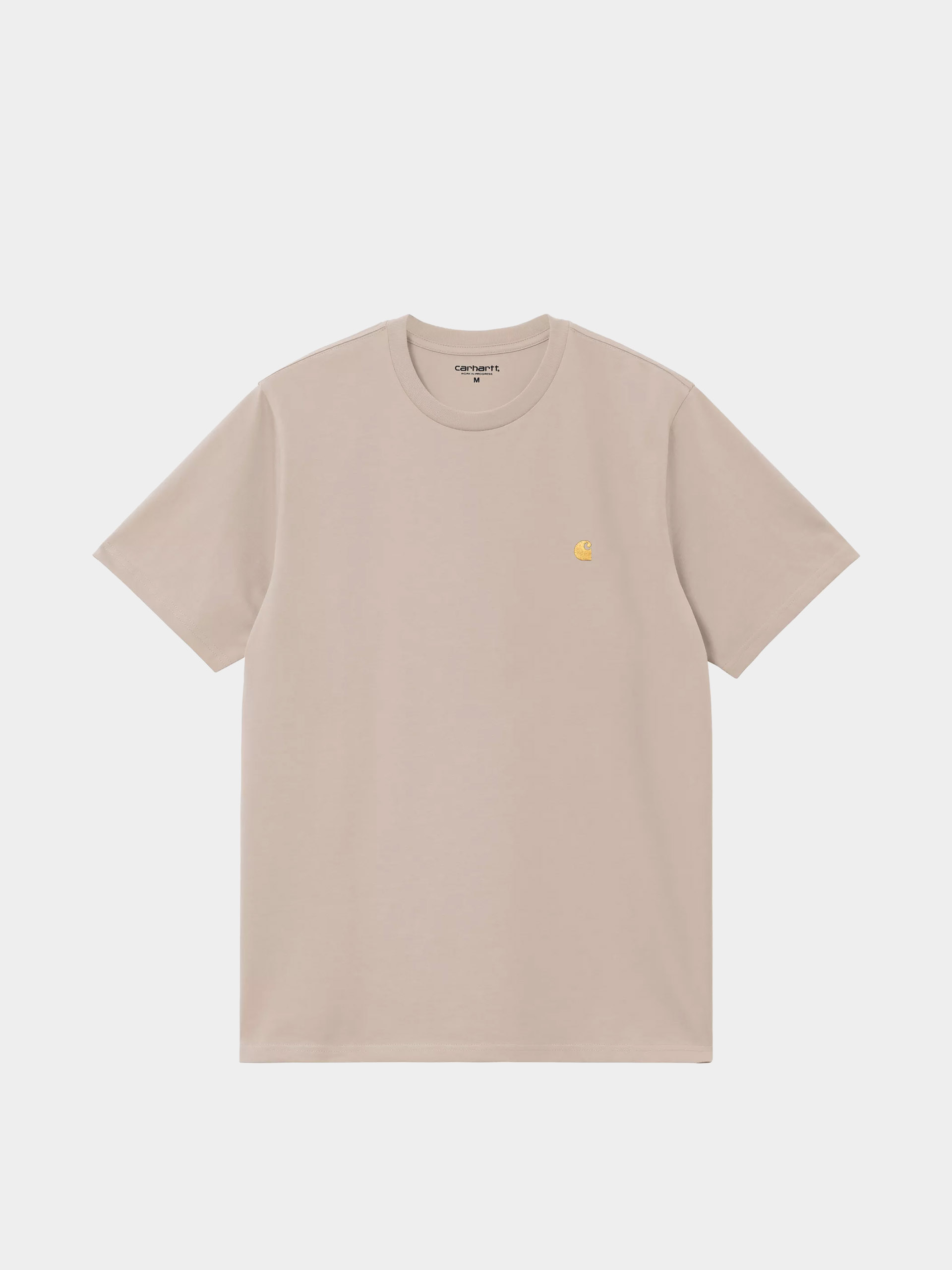 Carhartt WIP T-Shirt Chase (fleur de sel/gold)