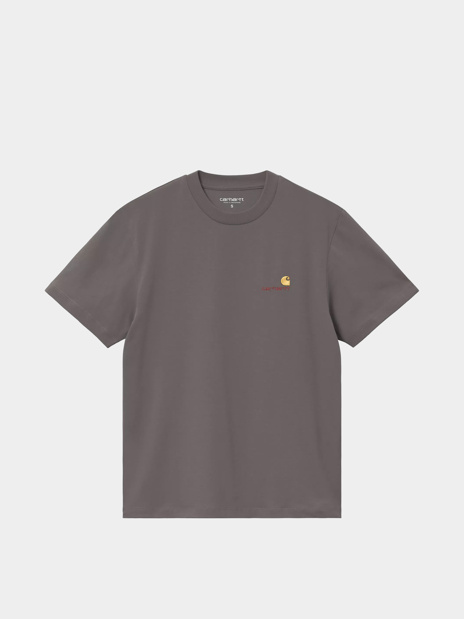 Carhartt WIP T-Shirt American Script Wmn (porphyry)