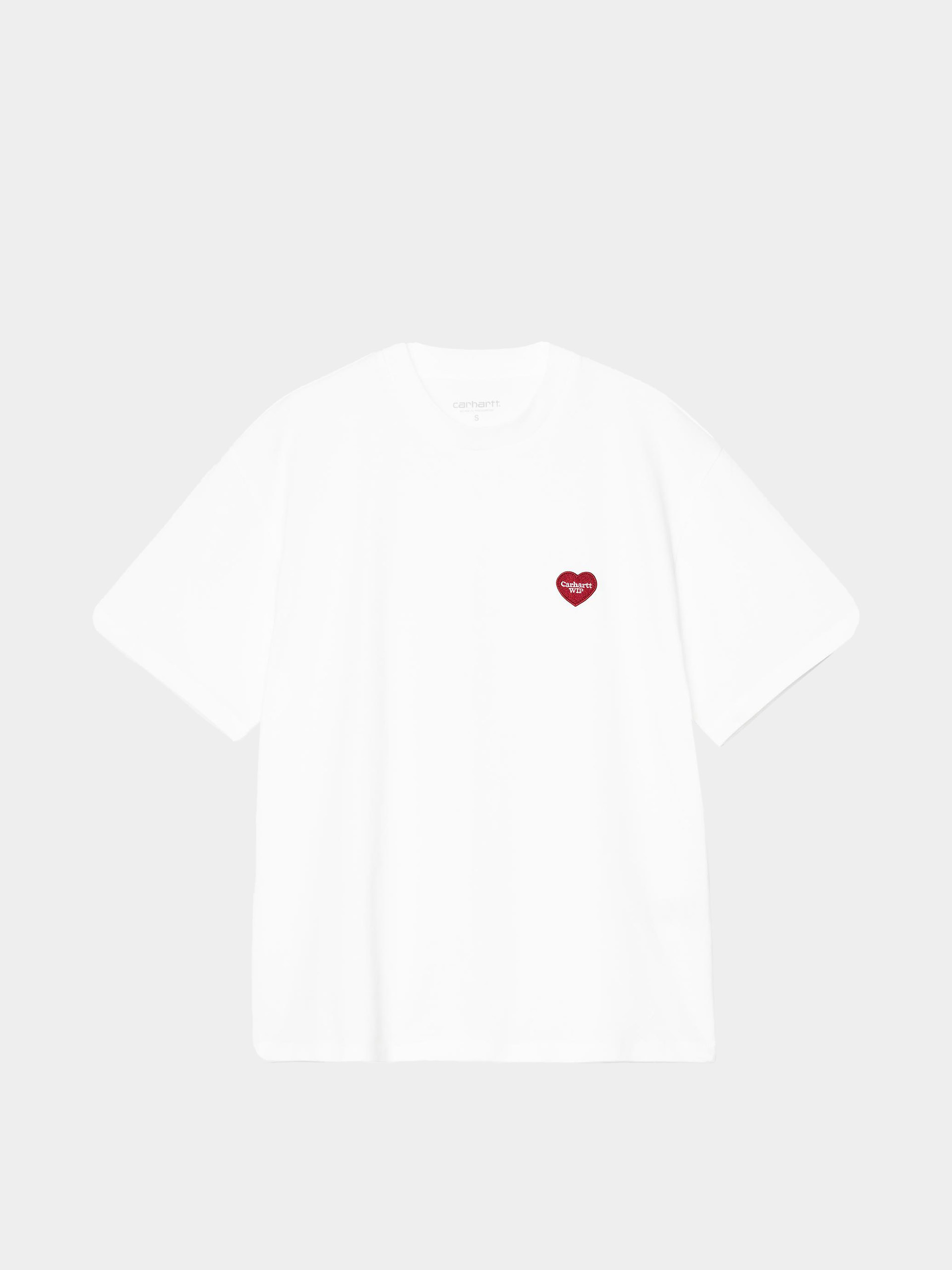 Carhartt WIP T-Shirt Heart Patch Wmn (white/red)