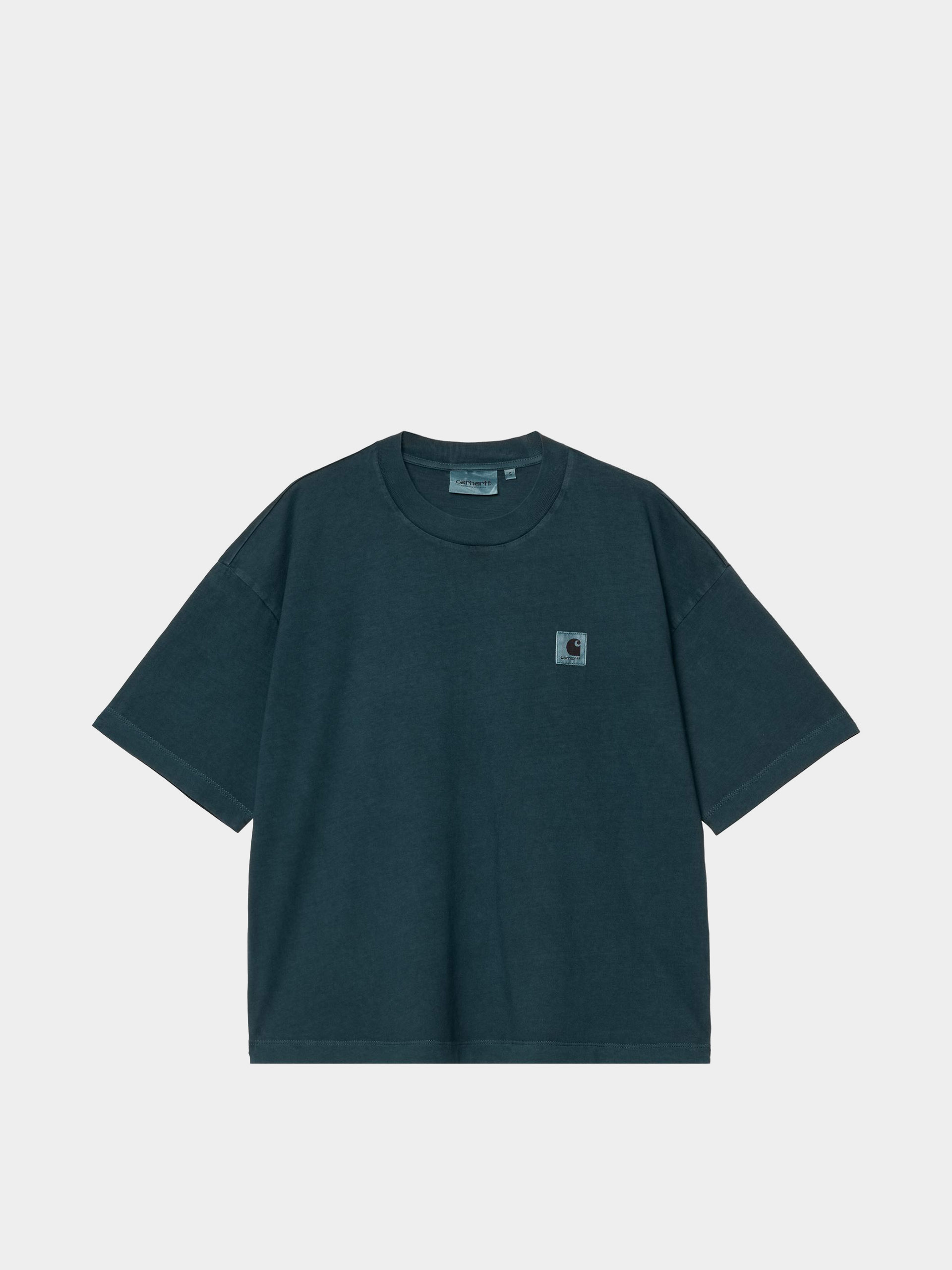 Carhartt WIP T-Shirt Nelson Wmn (deep lagoon/garment dyed)