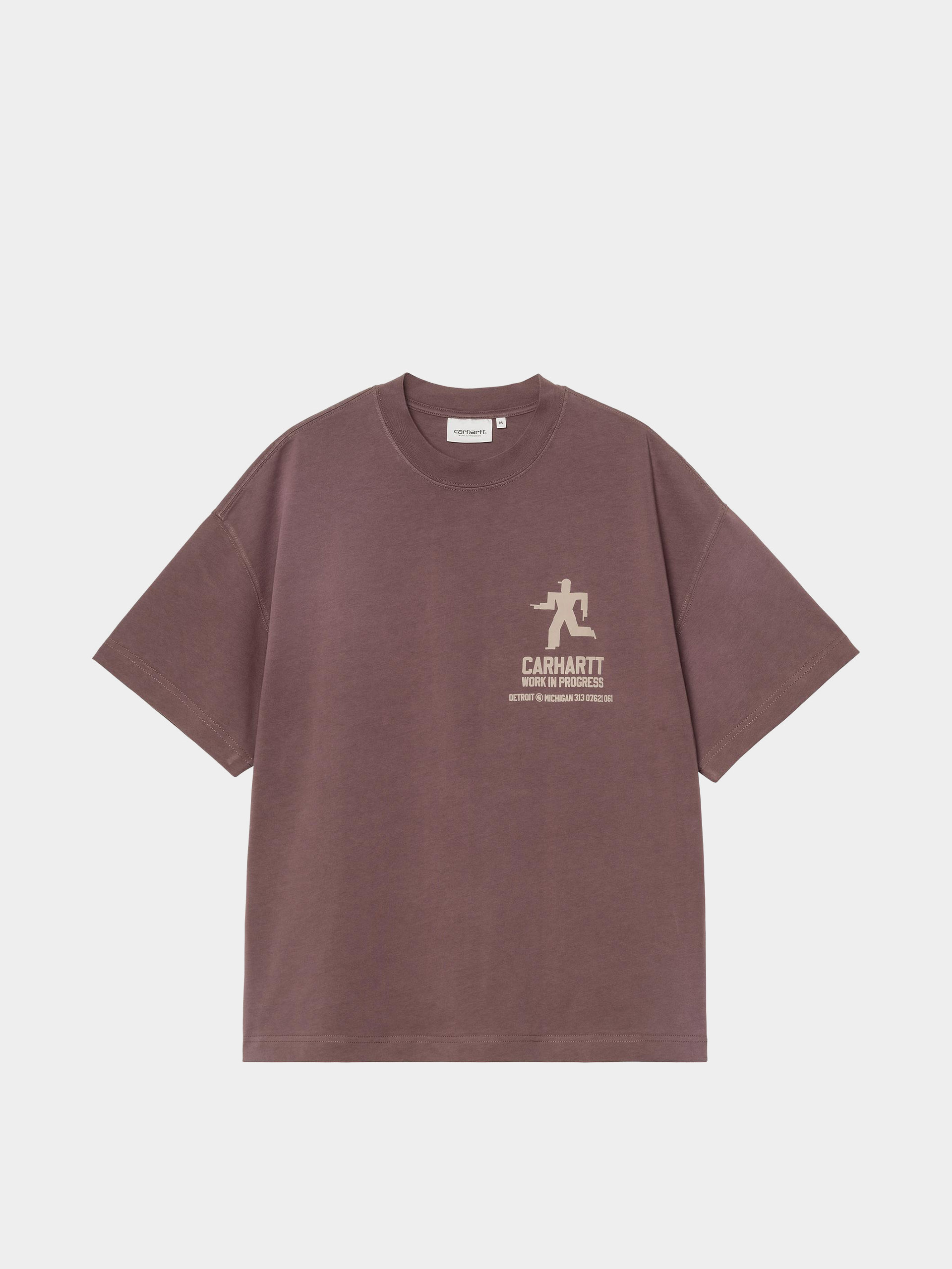 Carhartt WIP T-Shirt Distance (palisander/stone dyed)