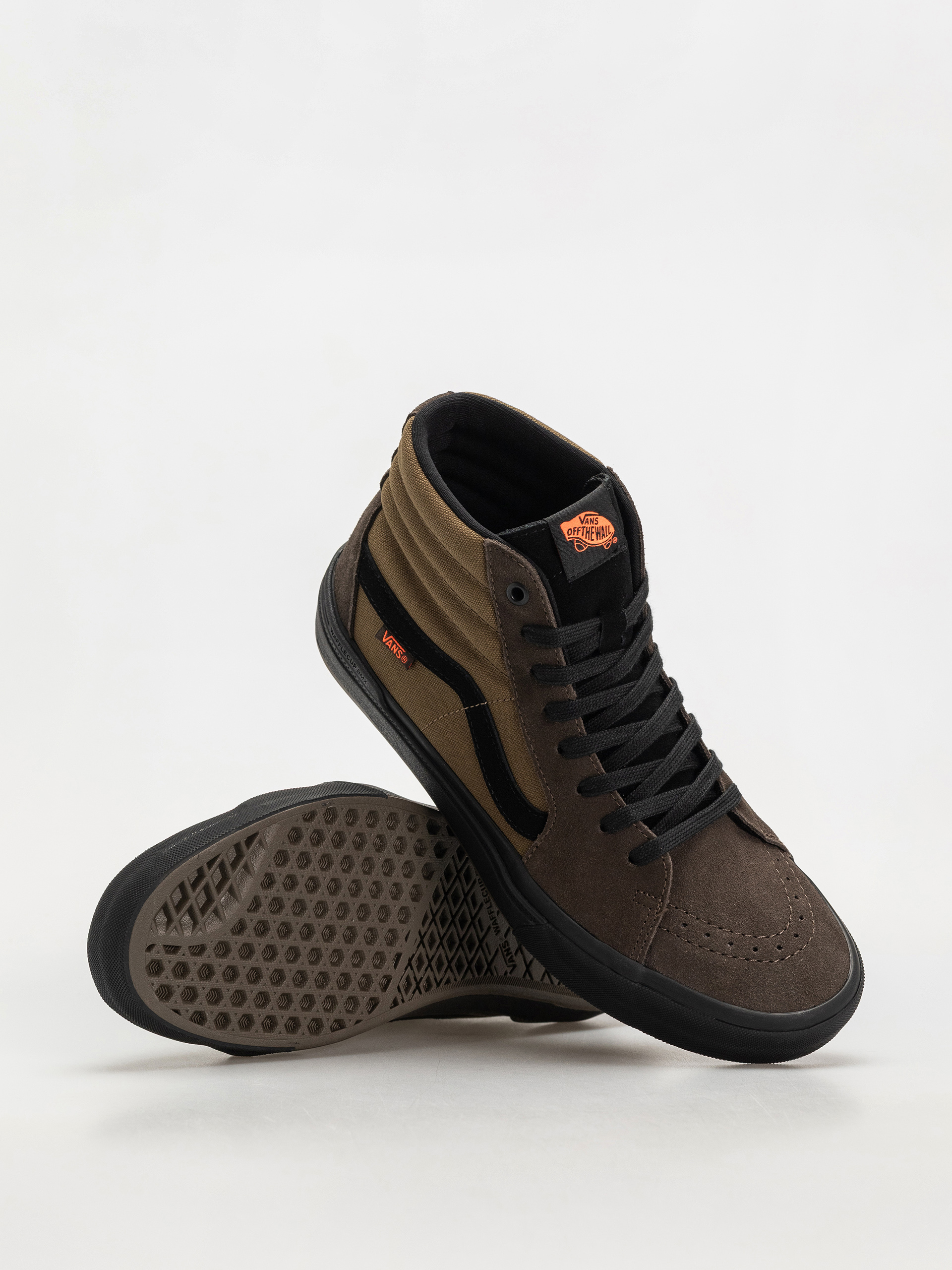Vans X Odyssey Bmx Sk8 Hi Schuhe (coal brown)