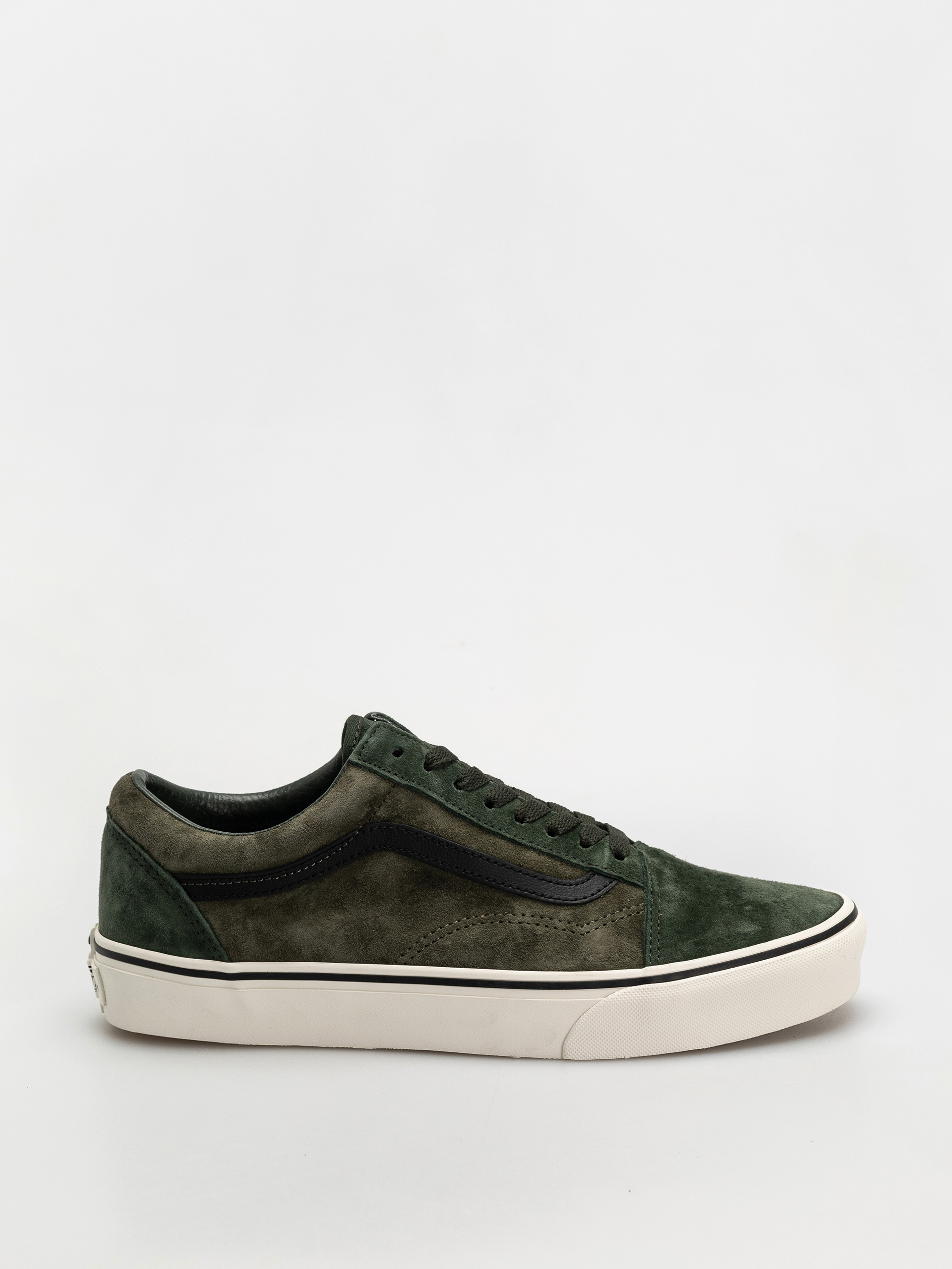 Vans Old Skool Shoes (pig suede green/multi)