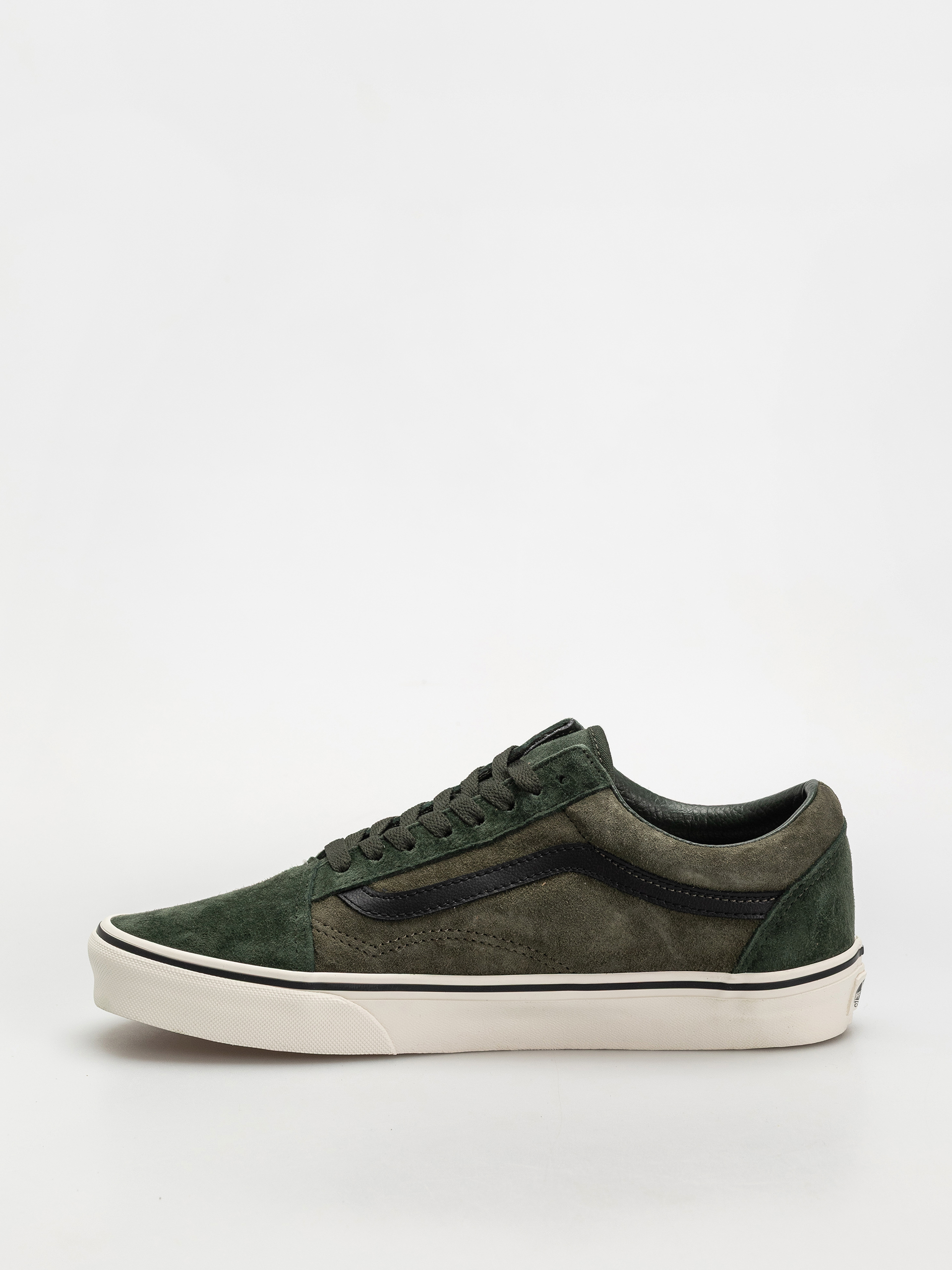 Vans Old Skool Shoes (pig suede green/multi)