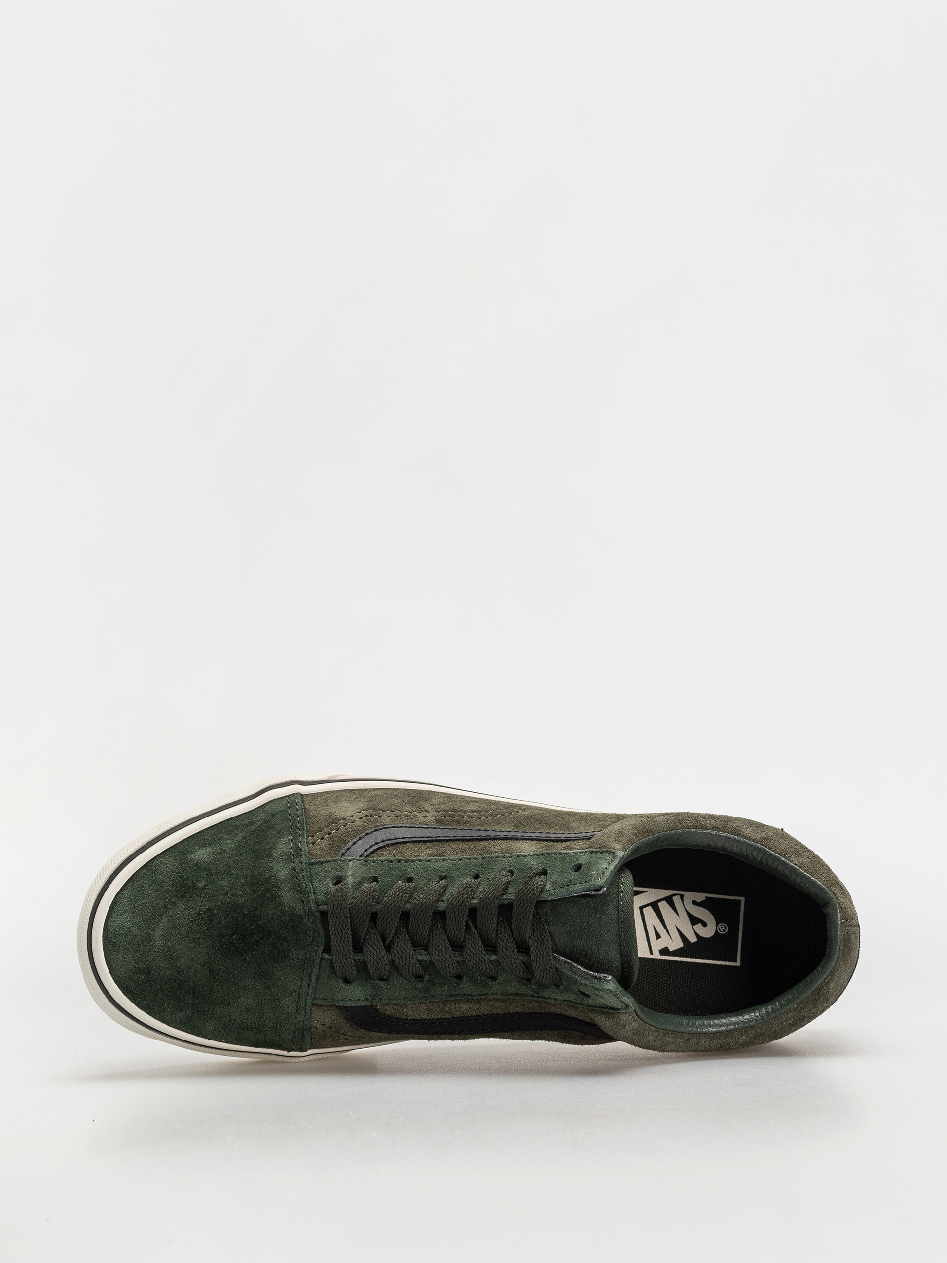 Vans Old Skool Shoes (pig suede green/multi)