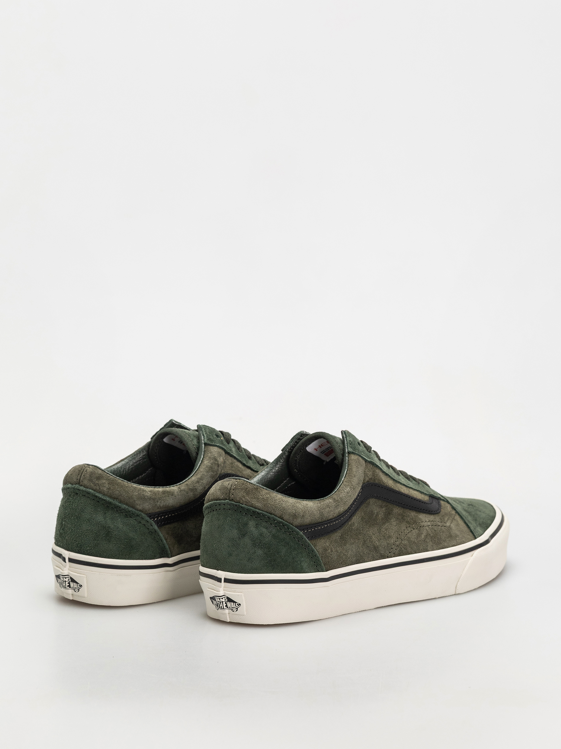 Vans Old Skool Shoes (pig suede green/multi)