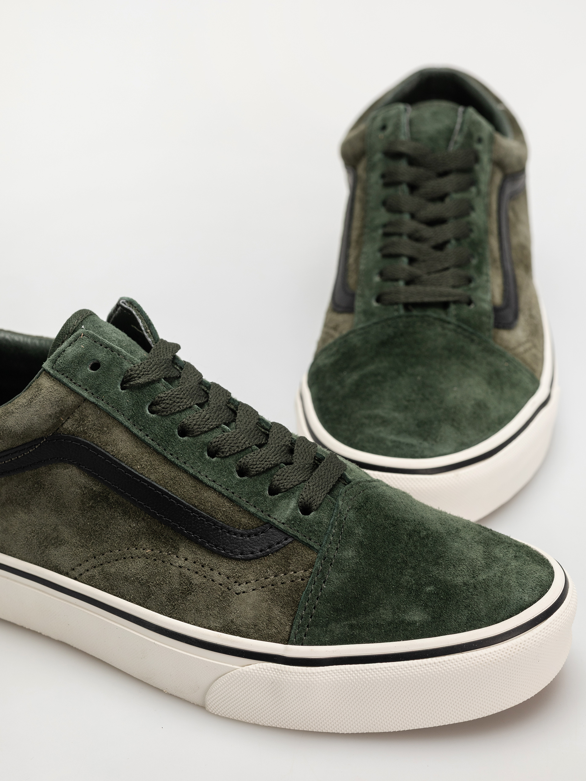 Vans Old Skool Schuhe (pig suede green/multi)