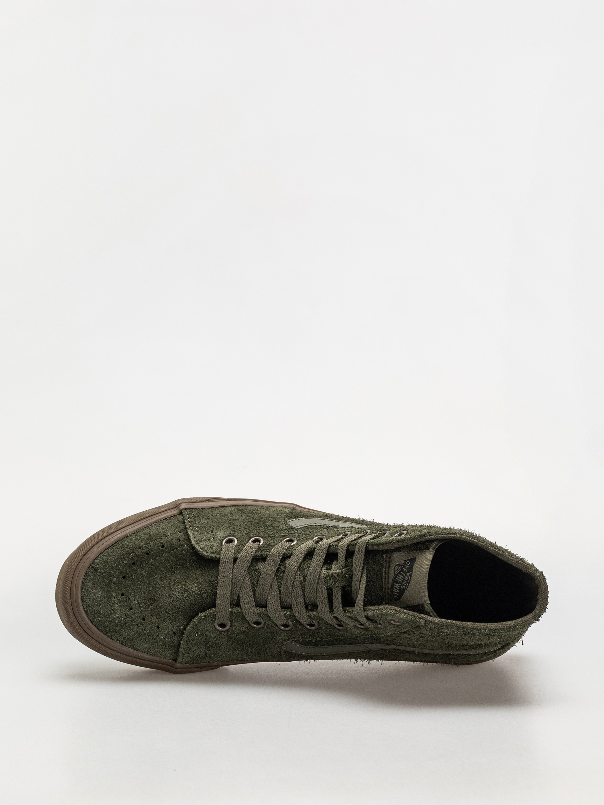 Vans Sk8 Hi Tapered Schuhe (hairy suede olive/gum)