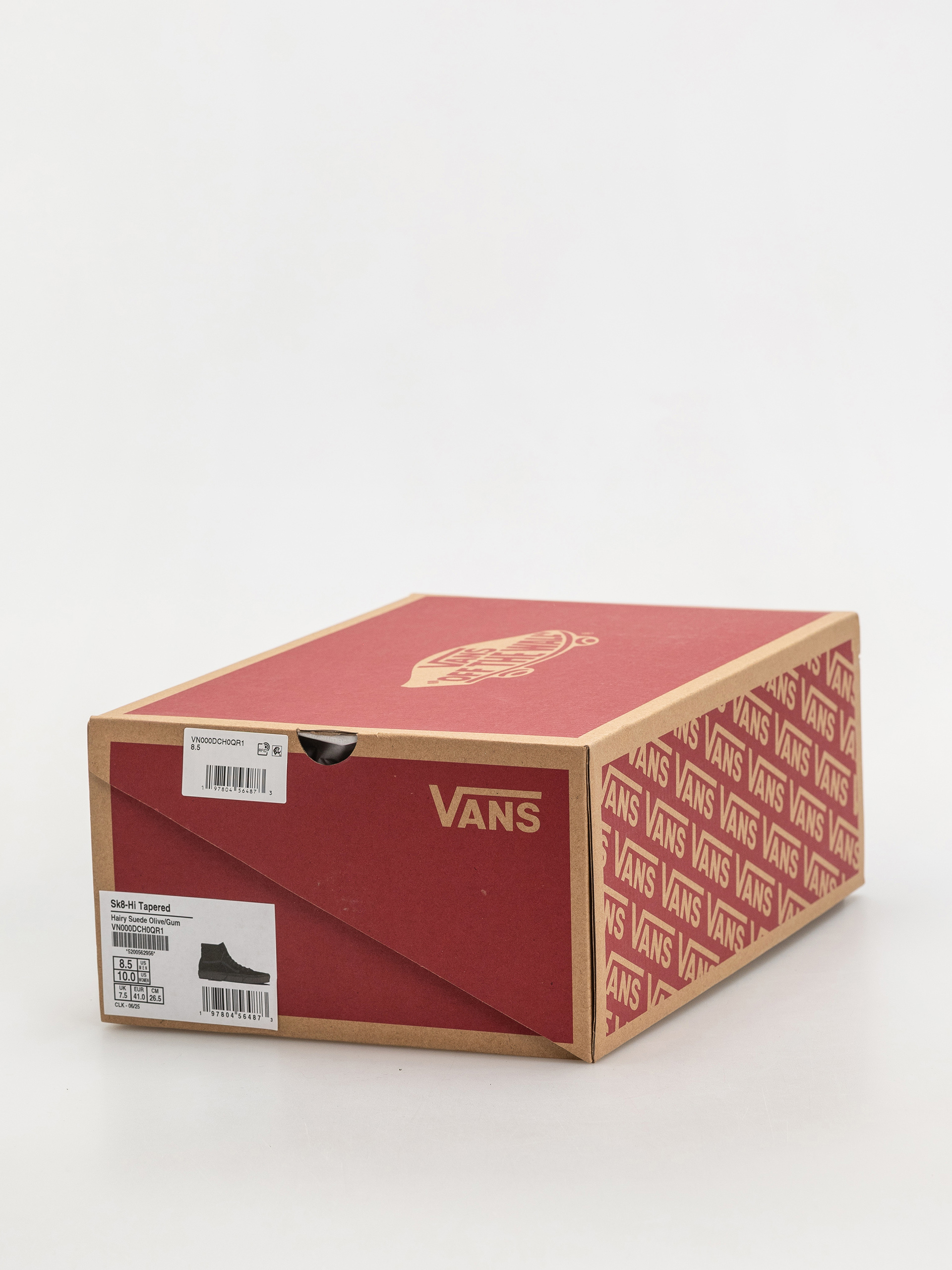 Vans Sk8 Hi Tapered Schuhe (hairy suede olive/gum)