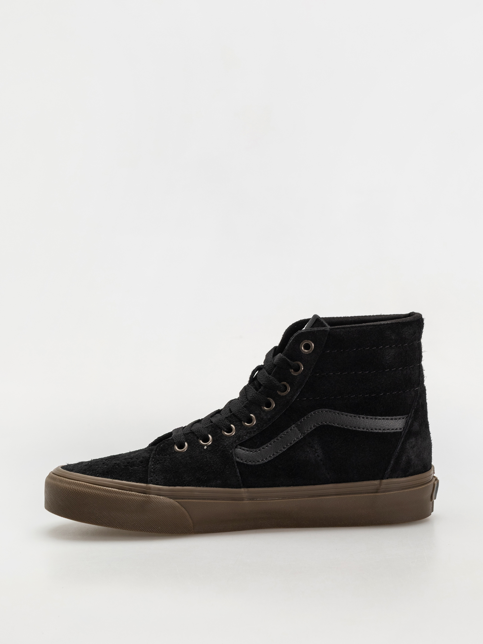 Vans Sk8 Hi Tapered Schuhe (hairy suede black/gum)