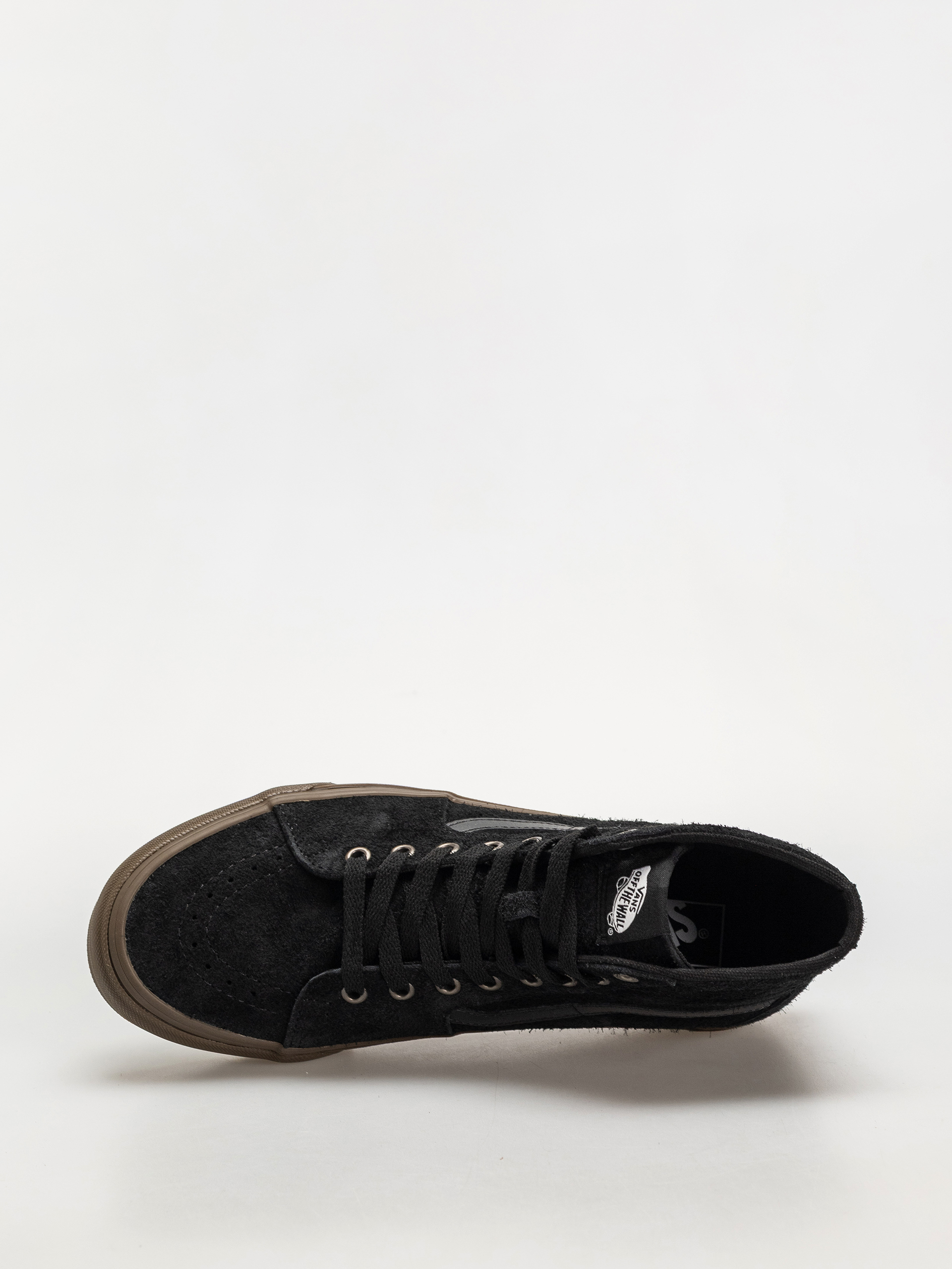 Vans Sk8 Hi Tapered Schuhe (hairy suede black/gum)
