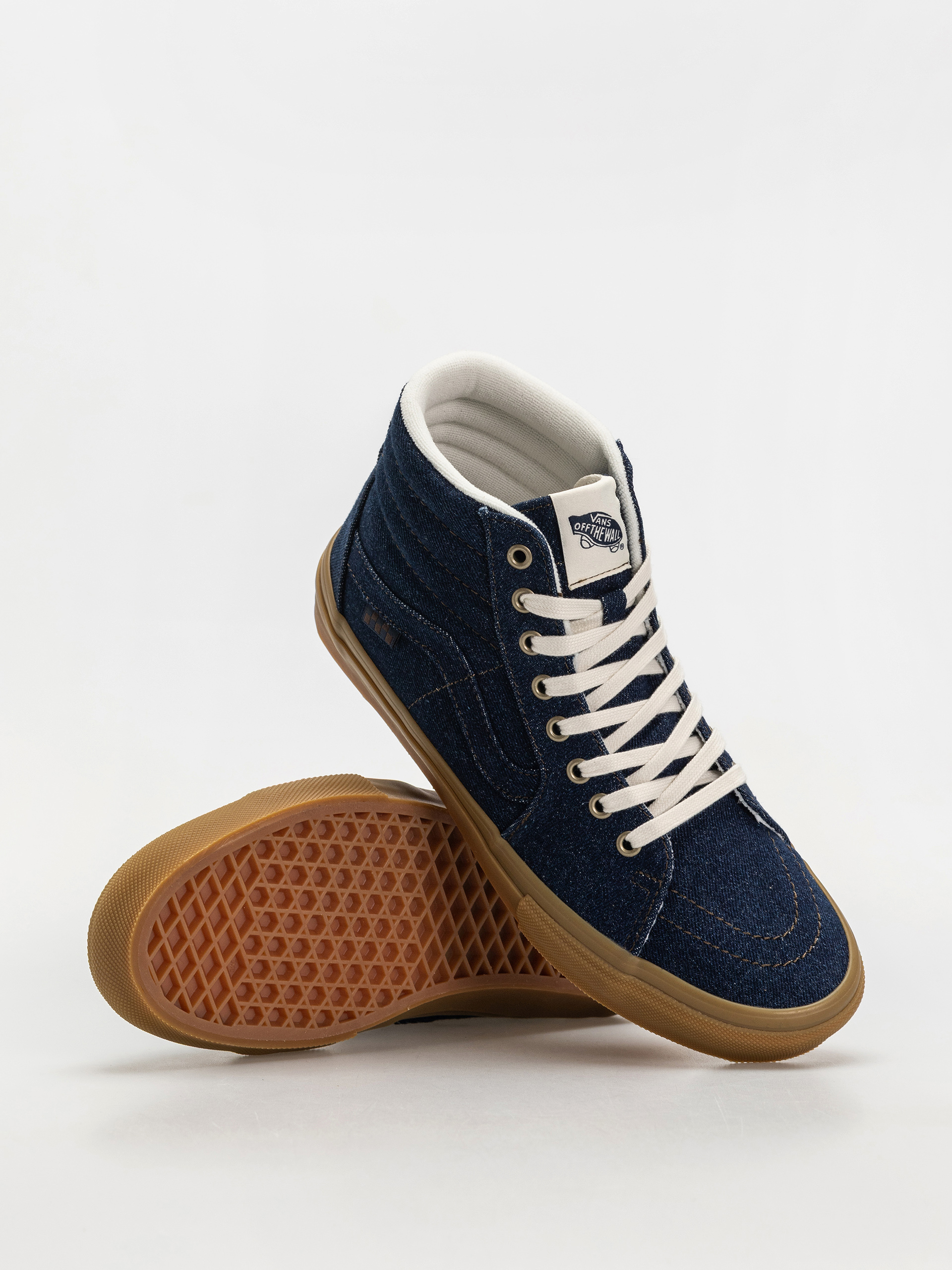 Vans Skate Sk8 Hi Shoes (blue denim)