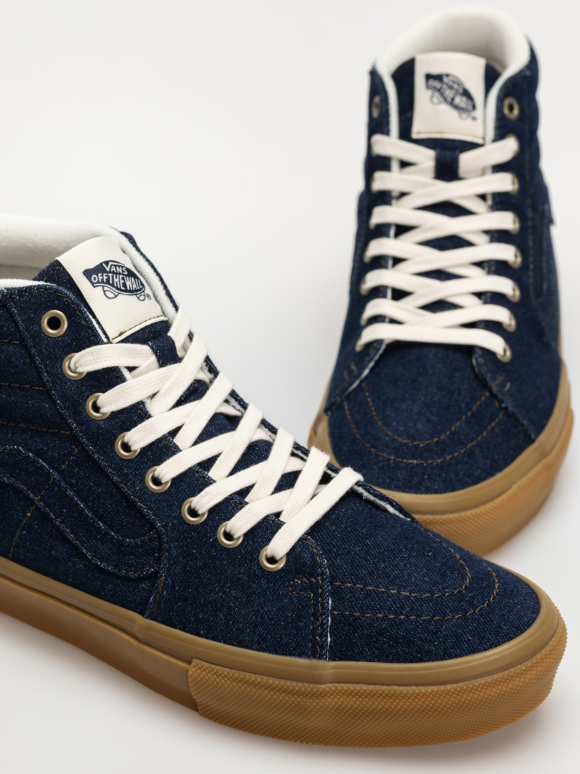 Vans Skate Sk8 Hi Shoes (blue denim)