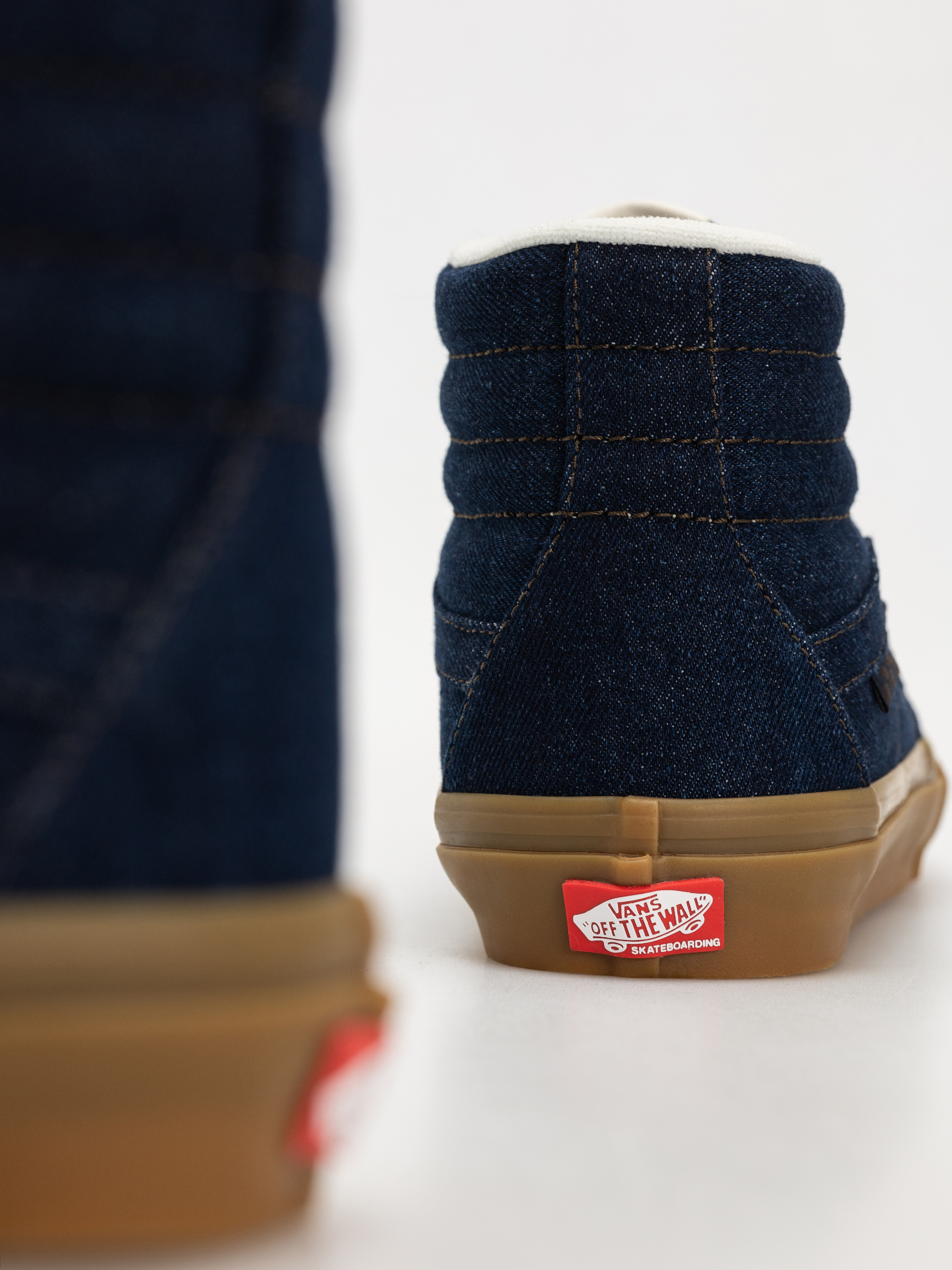 Vans Skate Sk8 Hi Shoes (blue denim)
