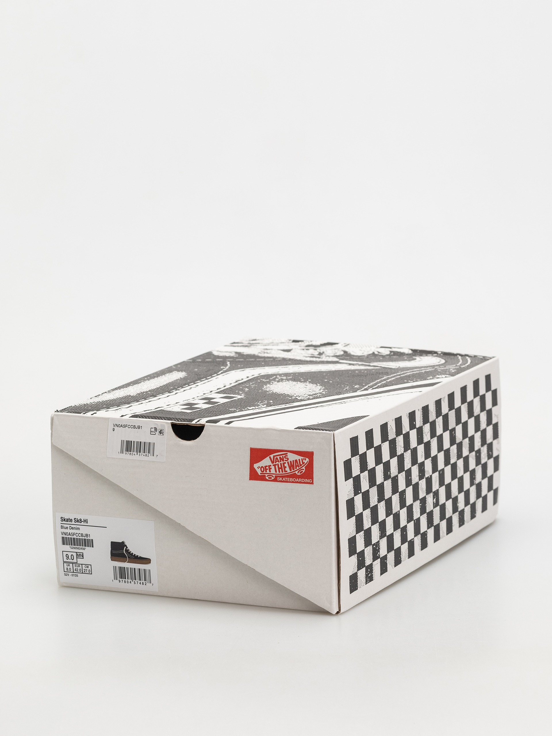 Vans Skate Sk8 Hi Shoes (blue denim)