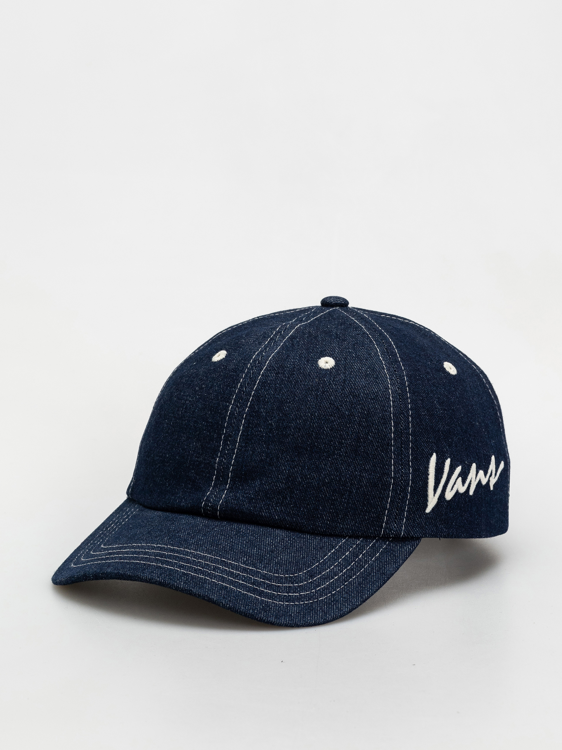 Vans Classic Script Curved Bill Jockey Cap - navy blue (dark denim)