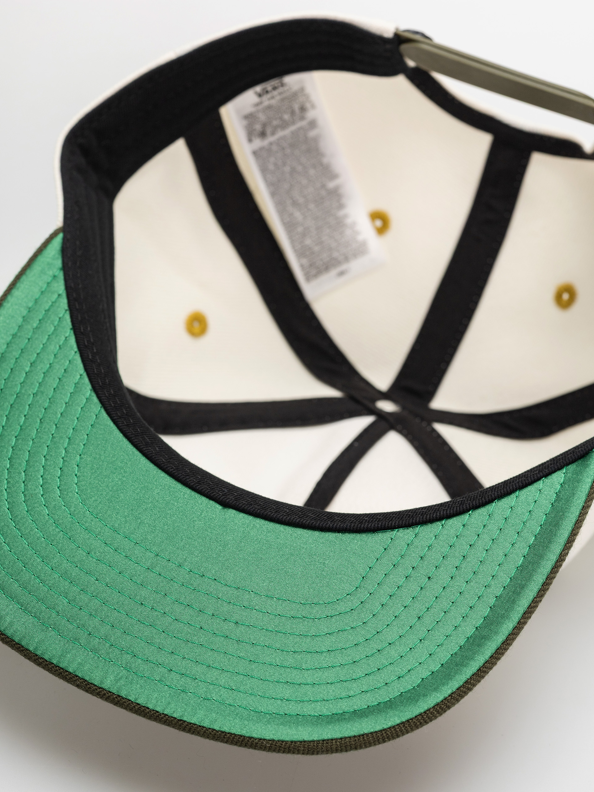 Vans Gotsie Unstructured Cap - white, green (dried kelp)