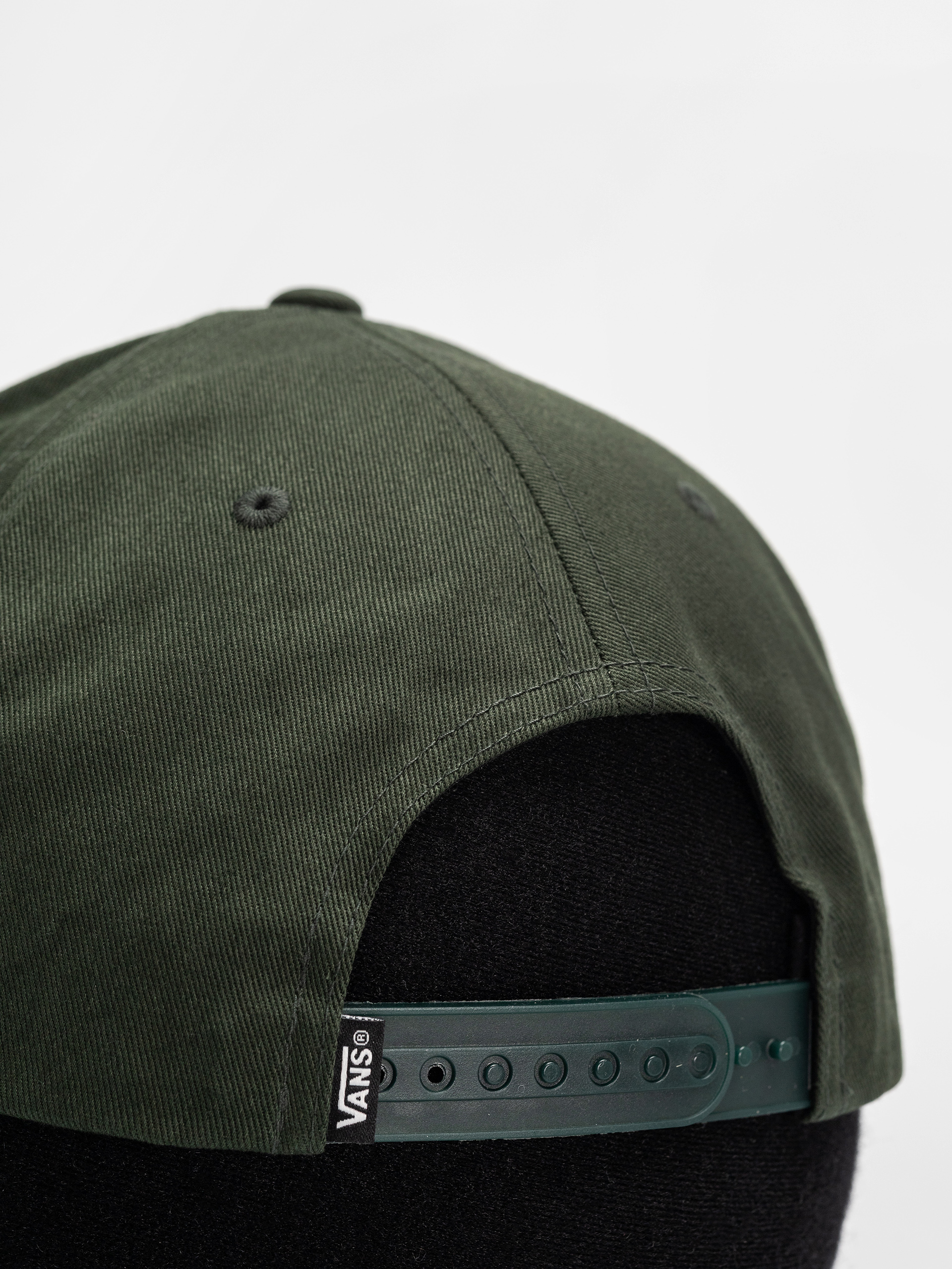 Vans Drop V Logo Snapback Cap (dried kelp)
