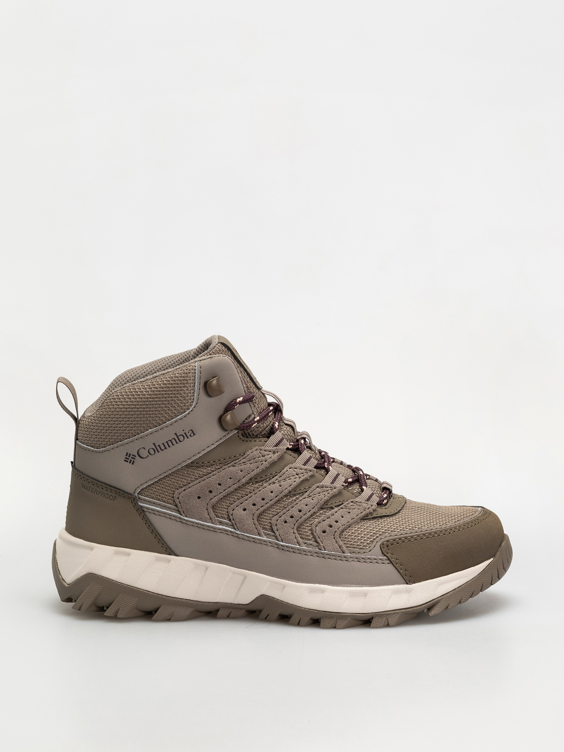 Columbia Strata Trail Mid WP Wmn Shoes - brown (cordovan/granite
