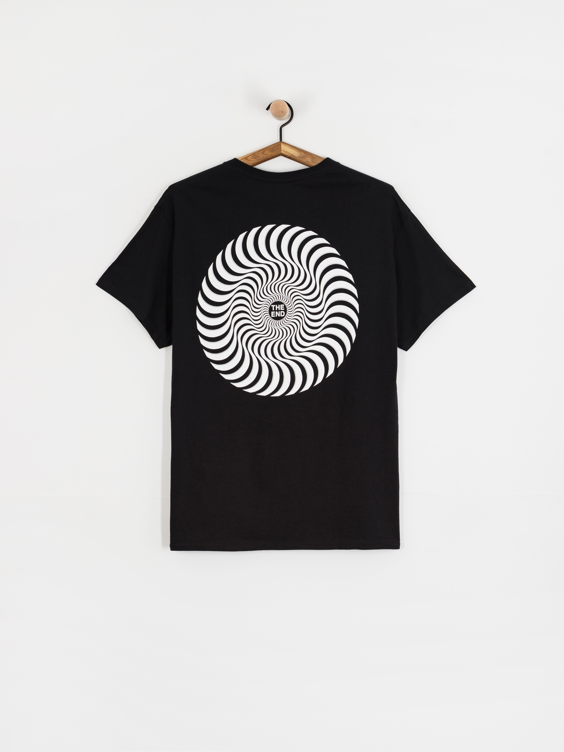 Spitfire Classic Swirl Overlay T-Shirt (black/white/grey)