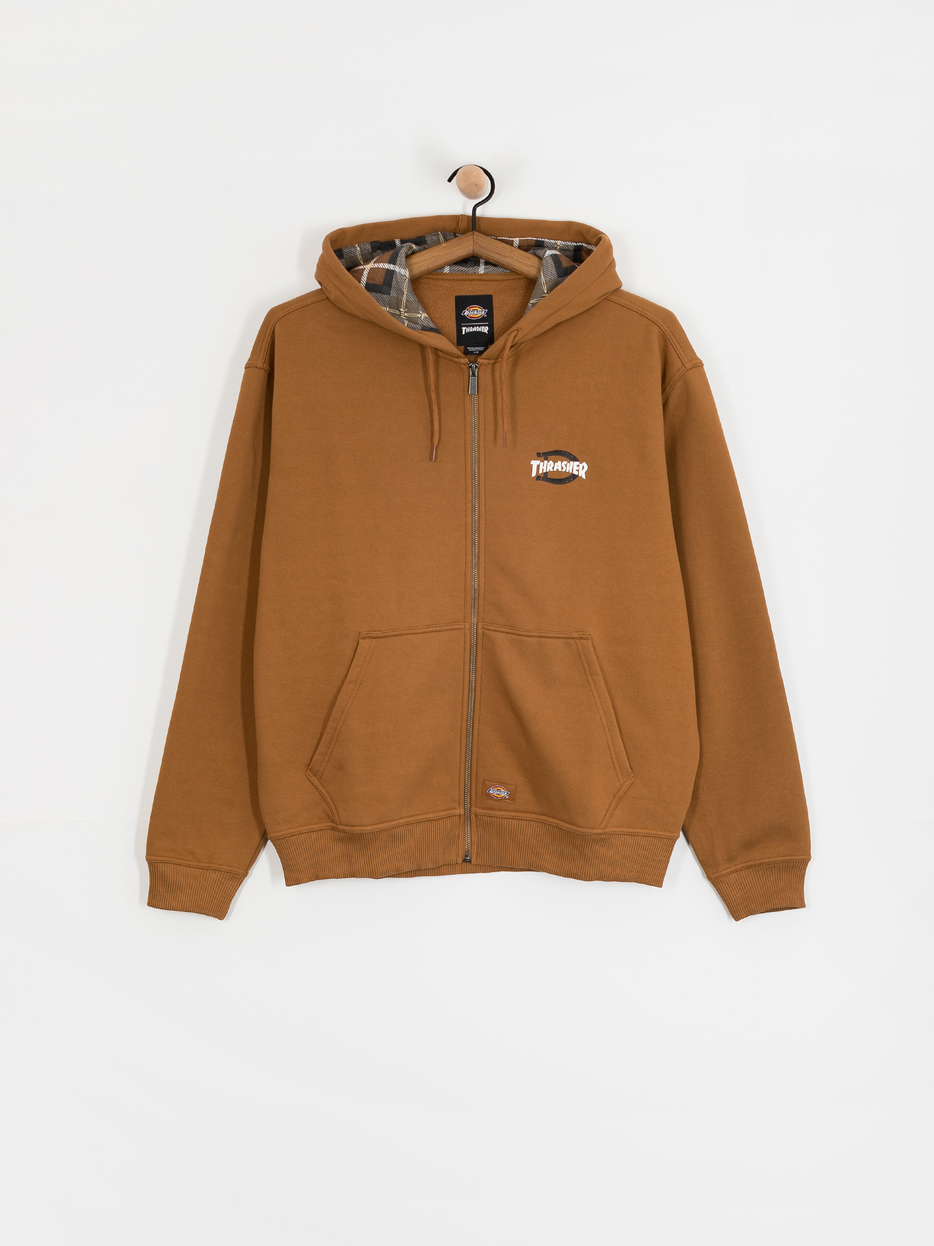 Dickies x Thrasher Through ZHD Hoodie (brown duck)