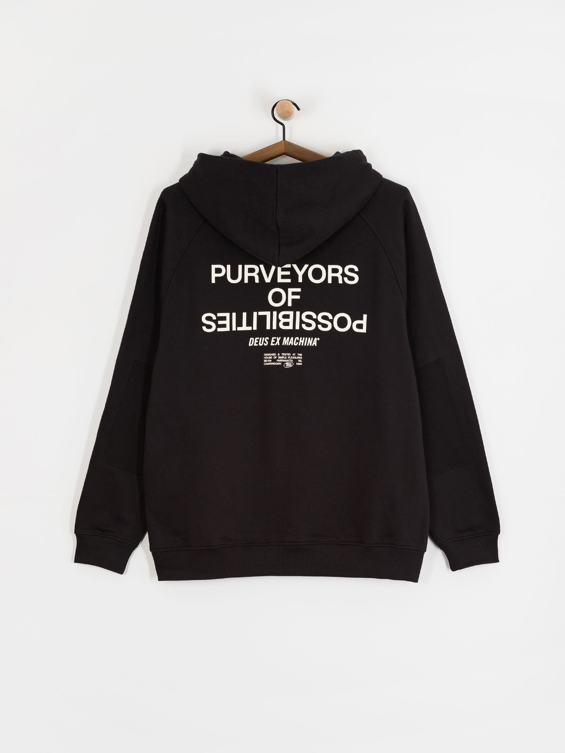 Deus Ex Machina Axis HD Hoodie - black (black)