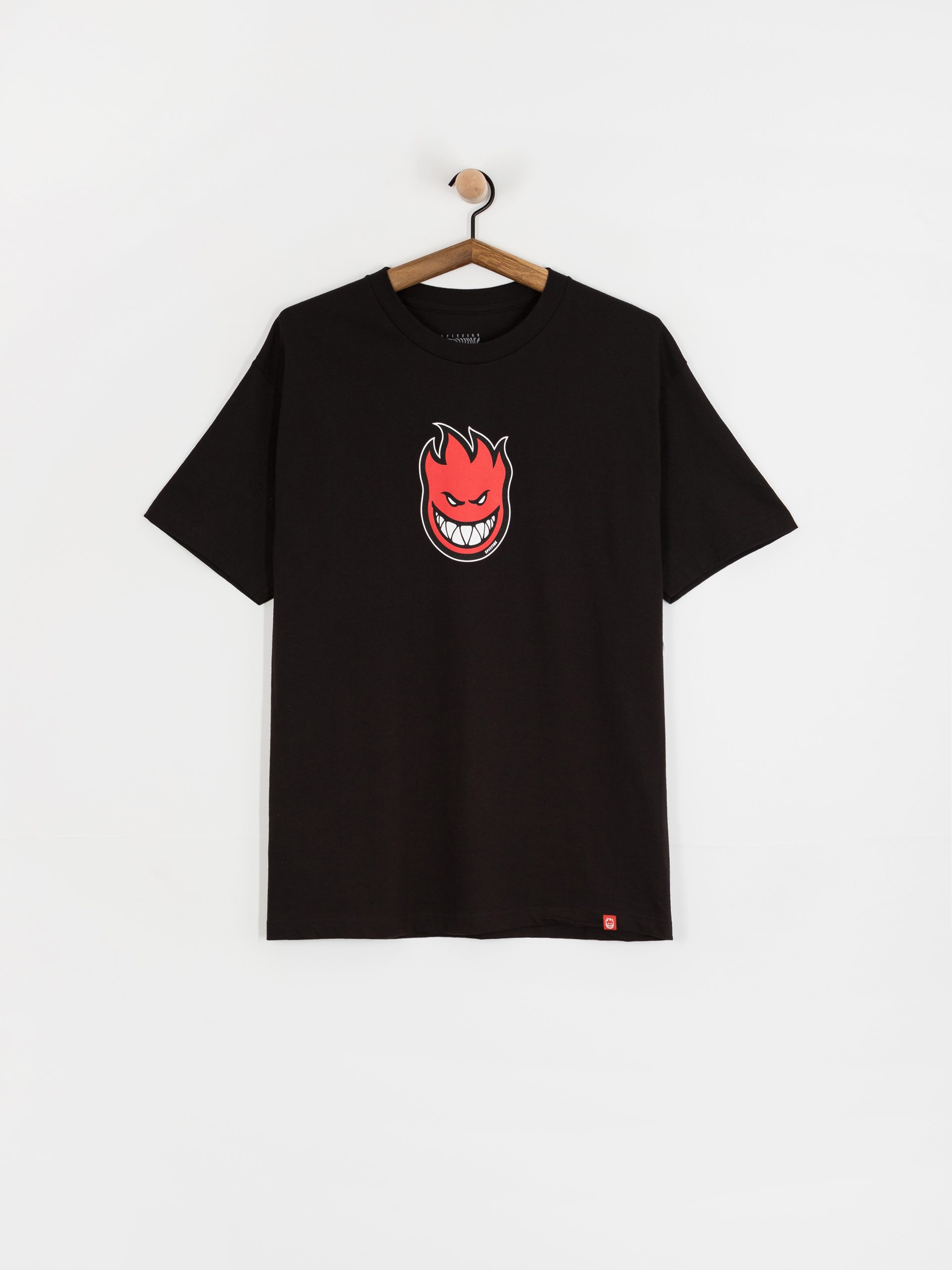 Spitfire Bighead Mid Fill T-shirt (black w/red white&black print)