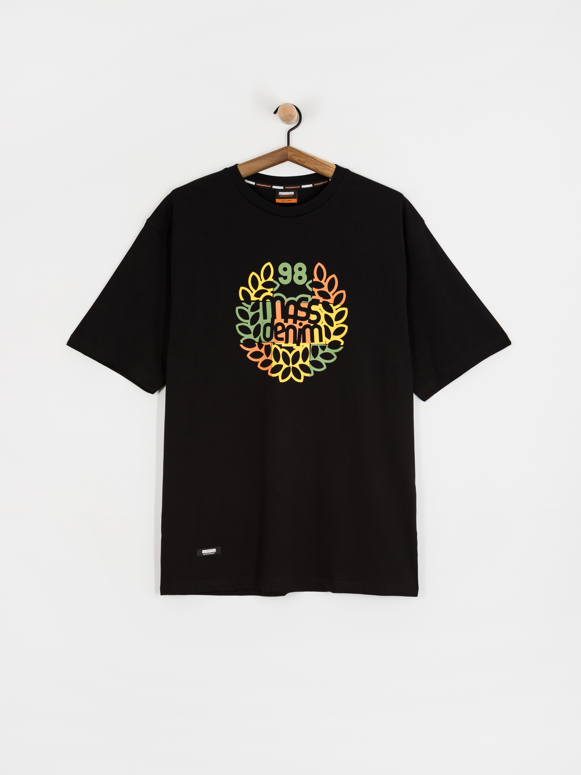MassDnm T-Shirt Patchwork (black)