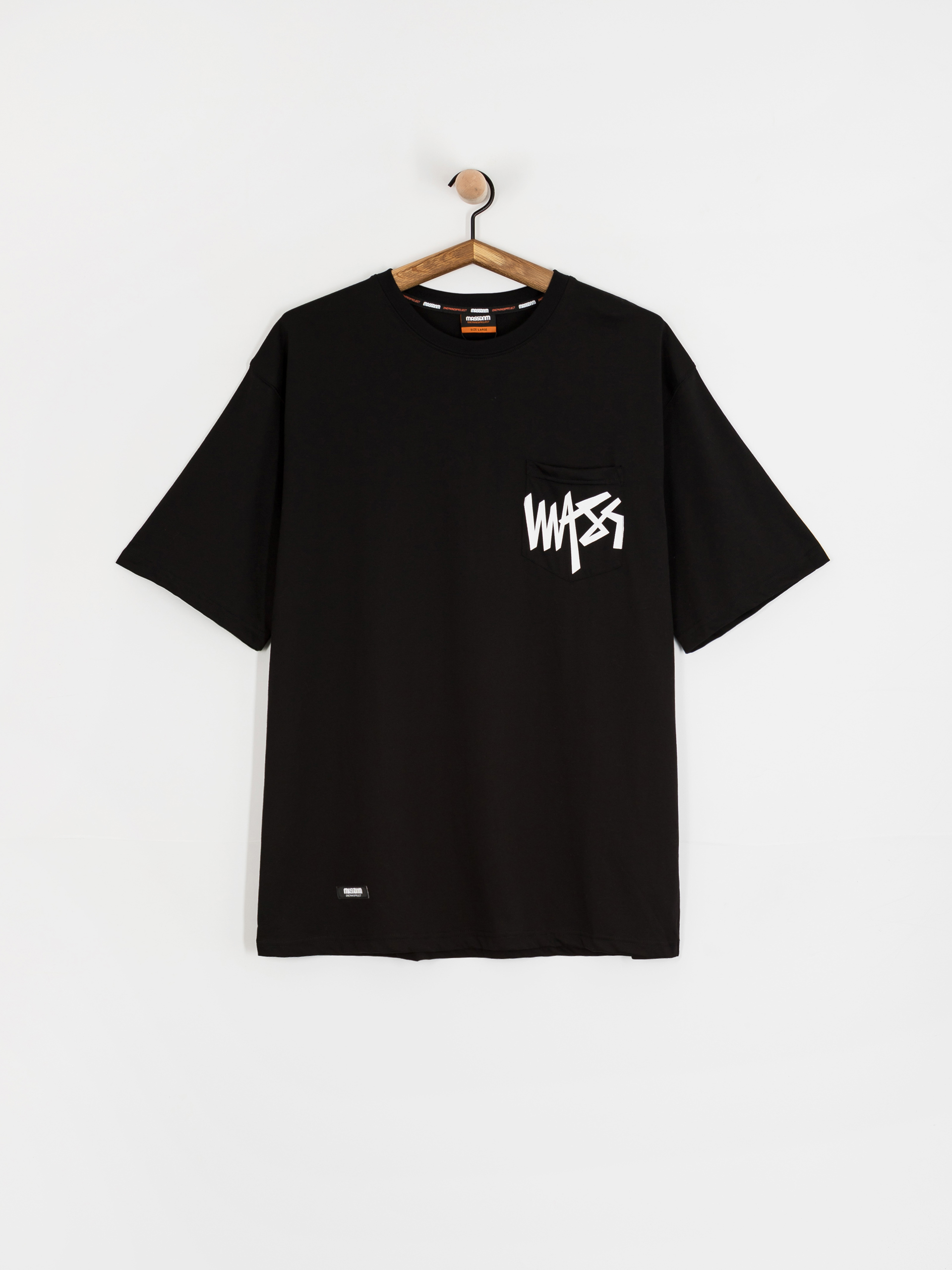 MassDnm T-Shirt Pocket Sign (black)