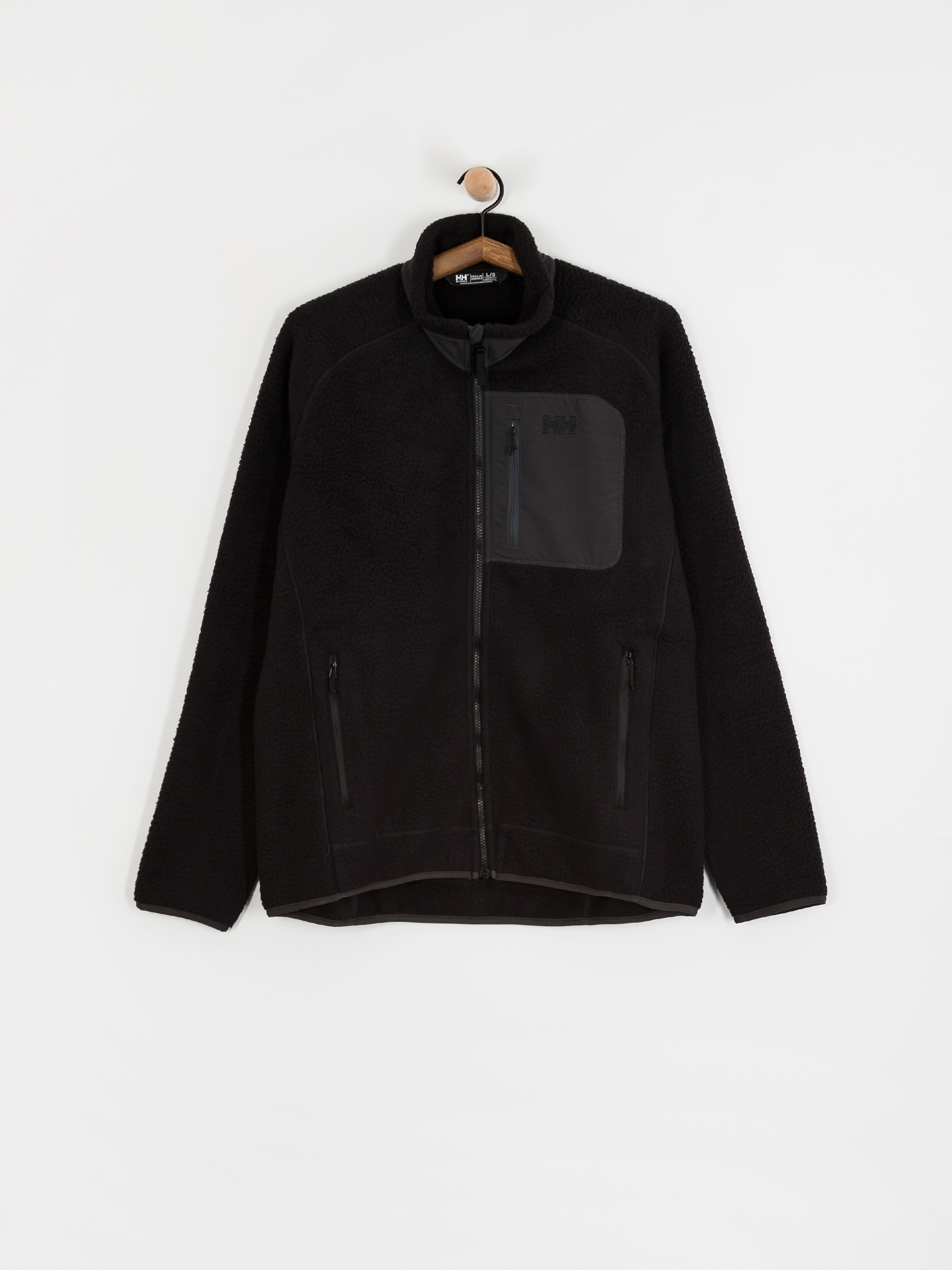 Herren Helly Hansen Panorama Pile Block Fleece jacke (black)