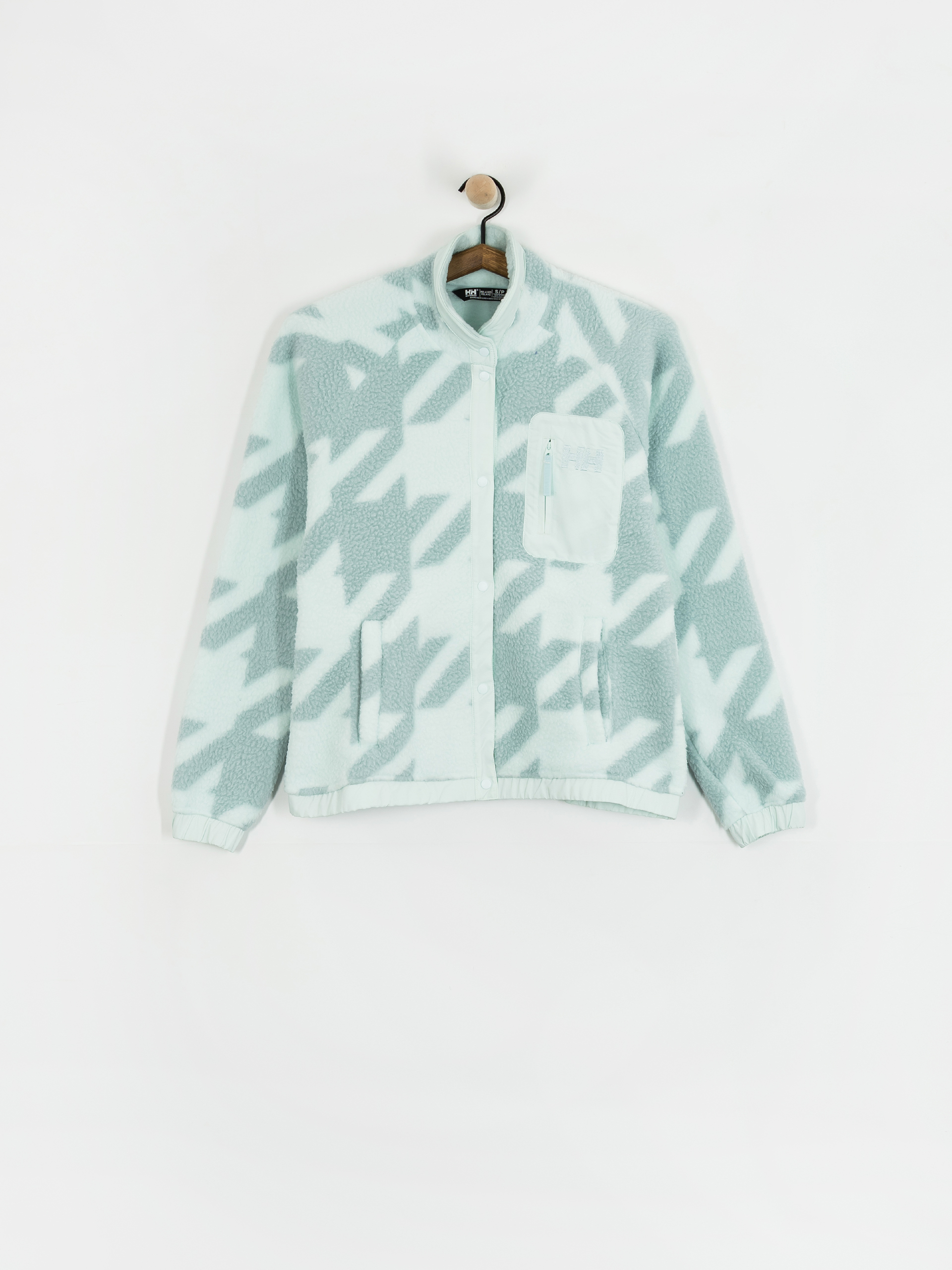 Damen Helly Hansen Fleece Jacke Imperial Printed Pile Snap (icicle houndstooth aop)