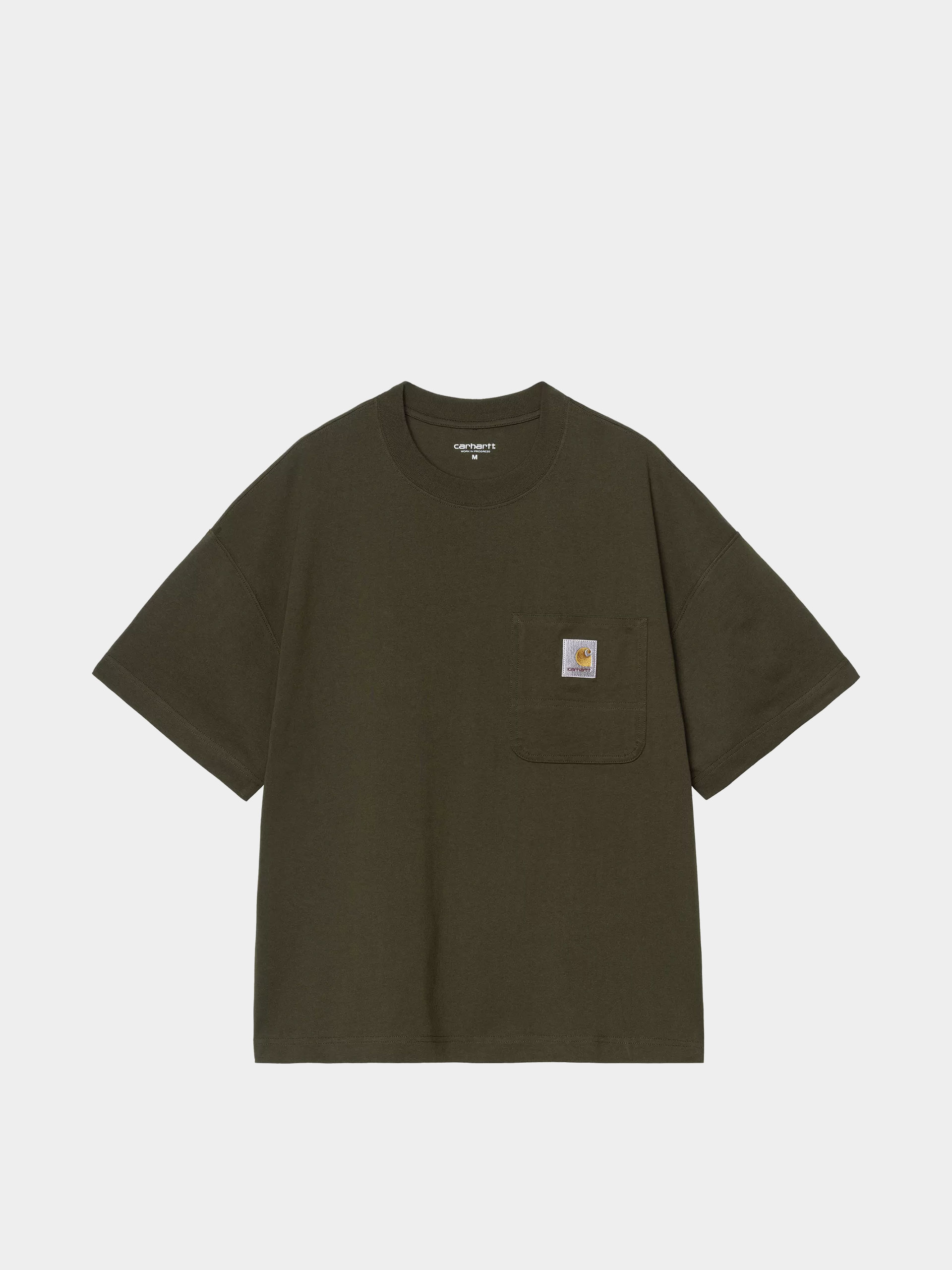 Carhartt WIP T-Shirt Work Pocket - green (olive)