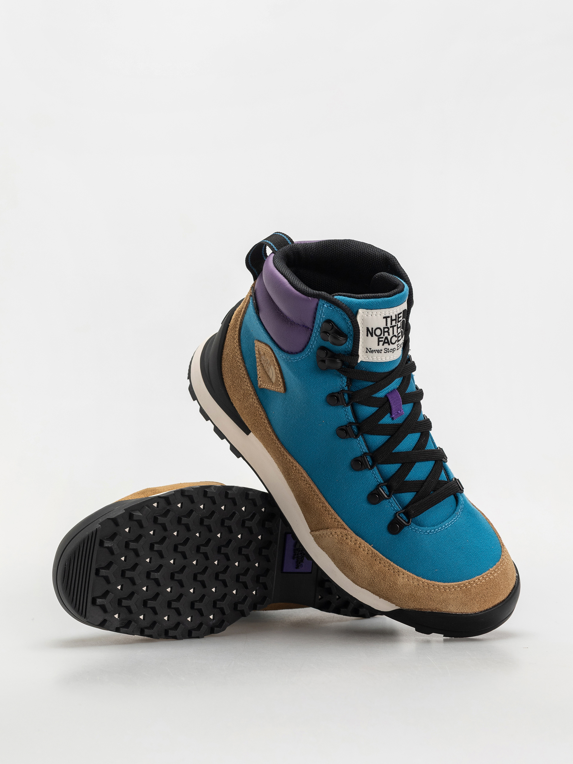 The North Face Back To Berkeley Iv Textile Wp Shoes (dusk blue/tnf black)