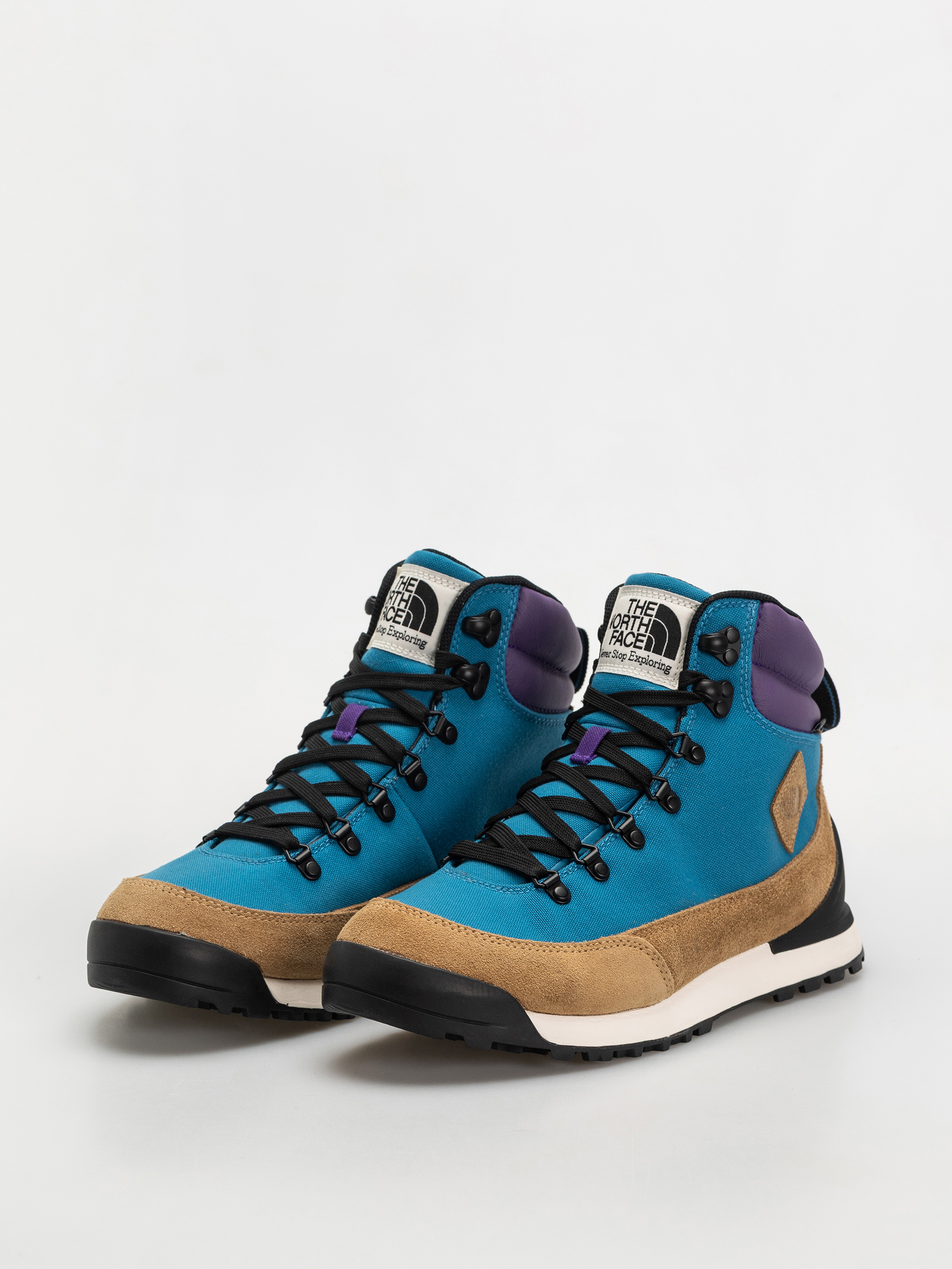 The North Face Back To Berkeley Iv Textile Wp Shoes (dusk blue/tnf black)