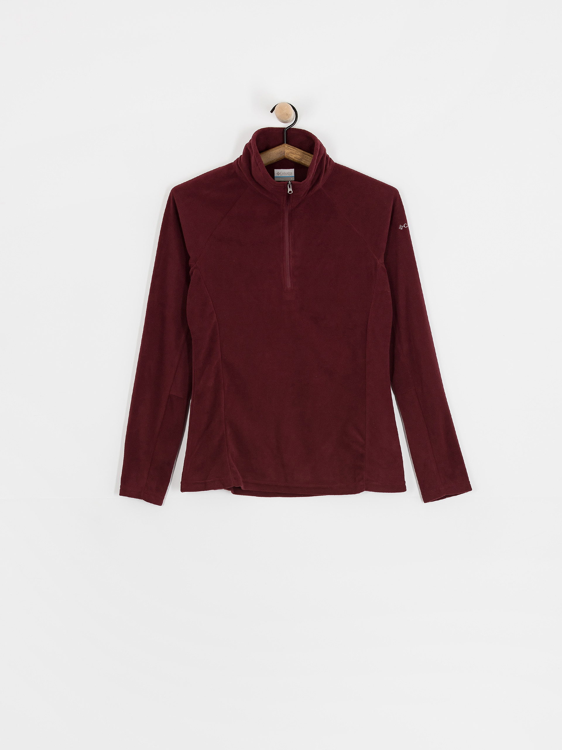 Womens Columbia Fleece  Glacial IV 1/2 Zip (rich wine)