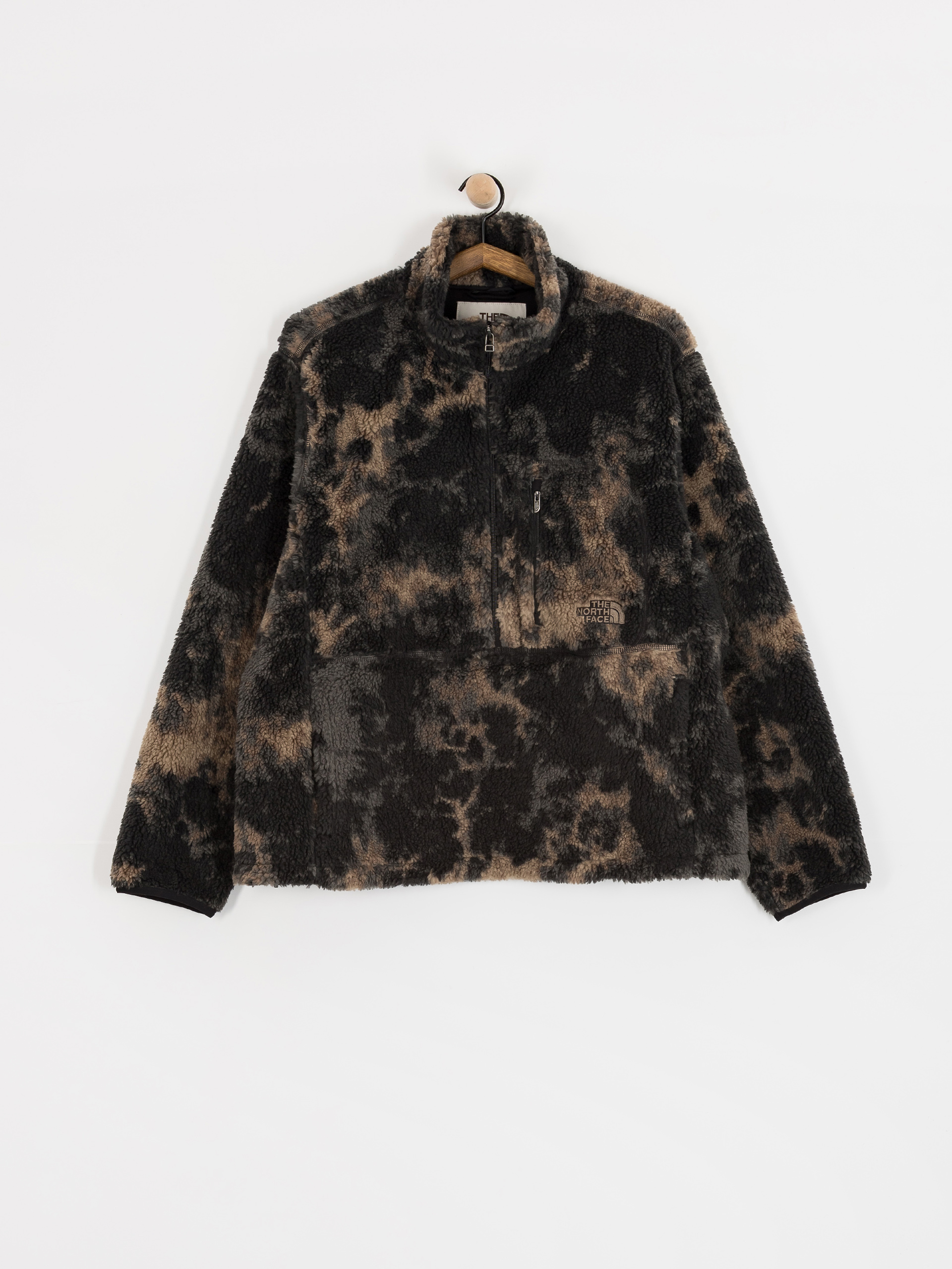 The North Face Extreme Pile 2 Pullover Print Jacket (tnf black light refract)